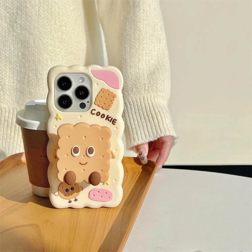 Luxury Fashion Cartoon Soda Bracket Phone Case