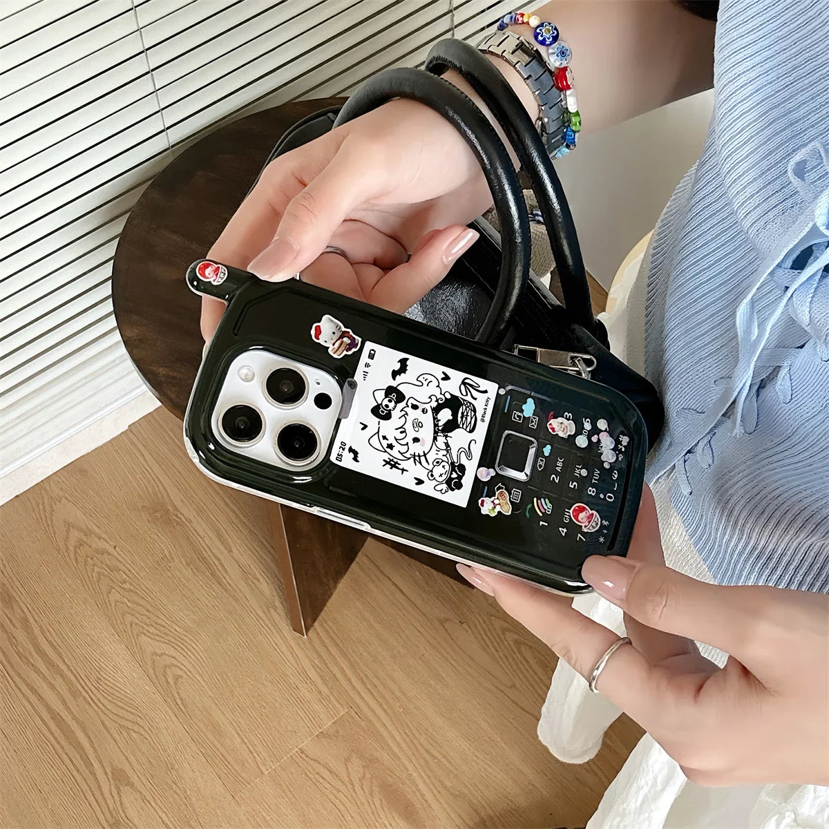 New HelloKitty Anti-fall Lovely Cover Funda For iPhone