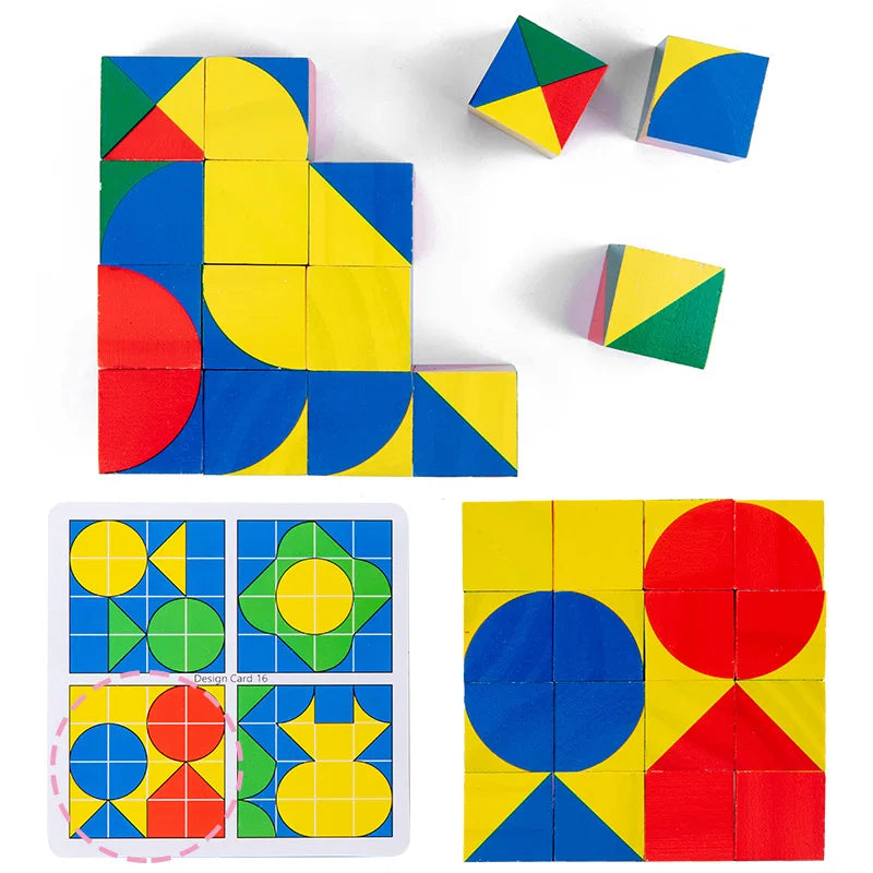 Wooden Blocks Puzzle Toy for Kids
