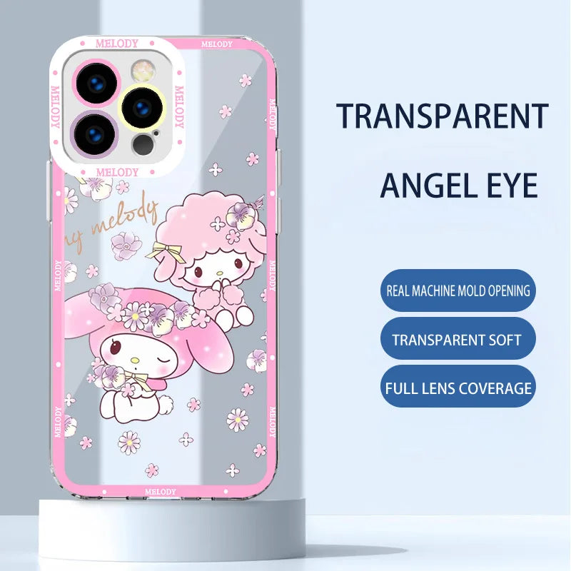 MY Melody Kuromi Cinnamoroll Case For iPhone
