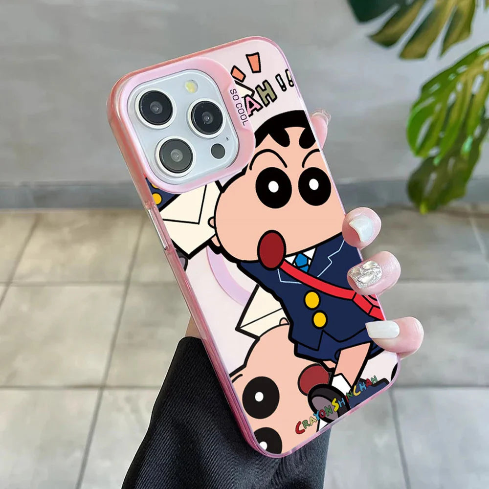 Crayon Shin-chans Magnetic Magsafe Phone Case For iPhone