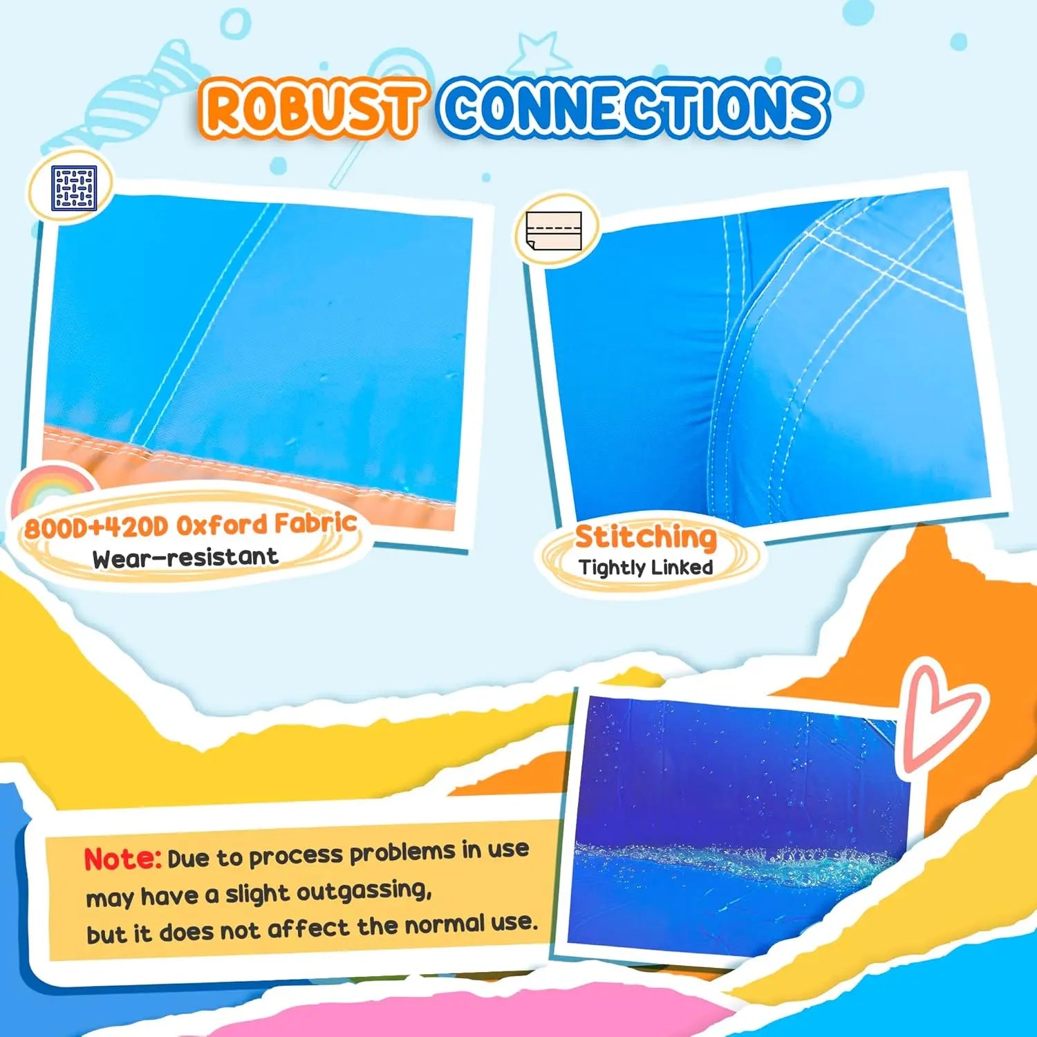 Multi-Activity Water Park for Kids with Pool, Slide, Trampoline, and Climbing Wall