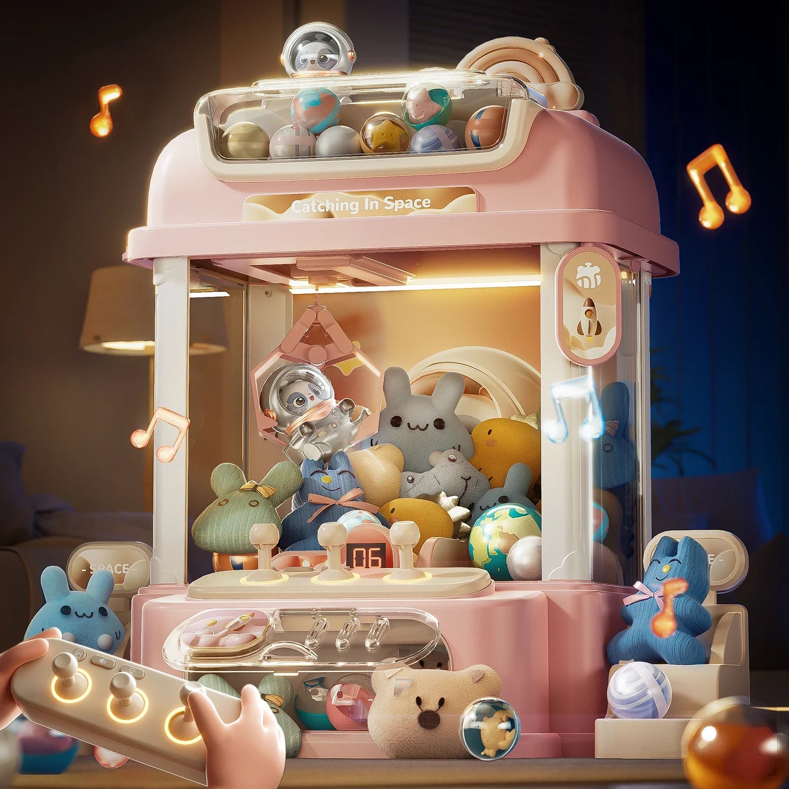 Space-Themed Claw Machine Toy – Fun Gifts for Boys & Girls