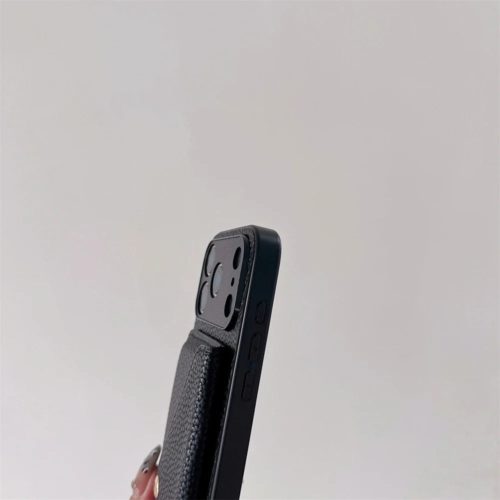 Luxury Crossbody Strap Lanyard Wallet Leather Case For iPhone