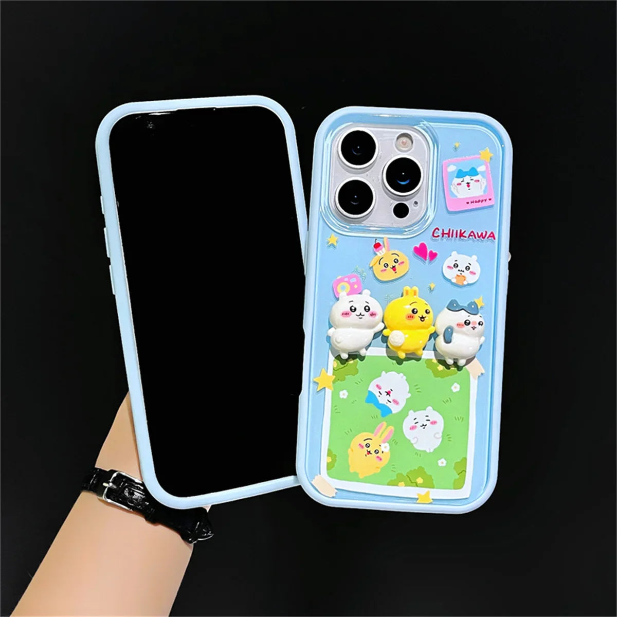 Cute 3D Rabbit Cartoon Phone Case For iPhone