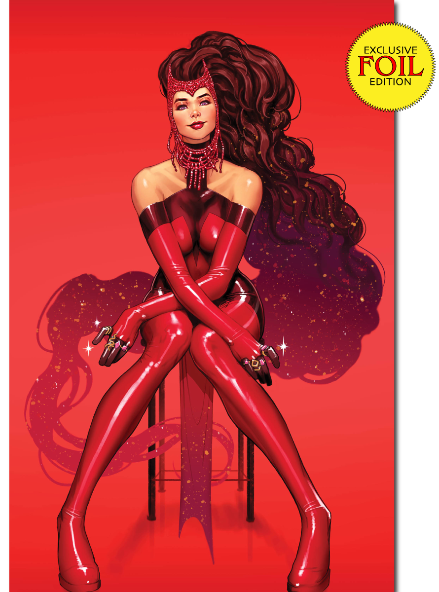 SIGNED W/ COA [FOIL] SCARLET WITCH ANNUAL #1 UNKNOWN COMICS DAVID NAKAYAMA EXCLUSIVE VIRGIN VAR (08/30/2023)