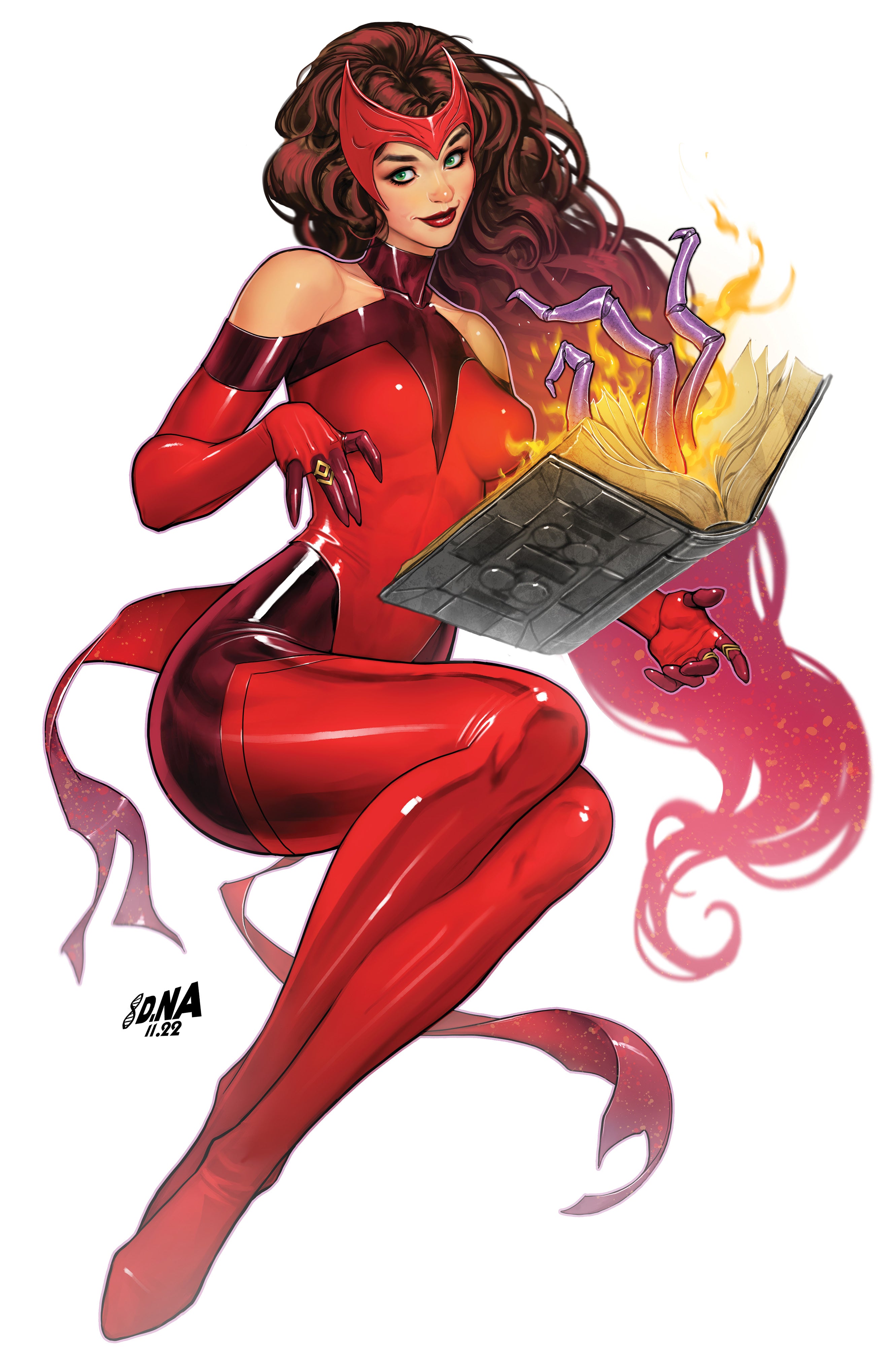 [Signed by David Nakayama] [Foil] Scarlet Witch #1 Unknown Comics David Nakayama Exclusive Virgin Var [IN STOCK]