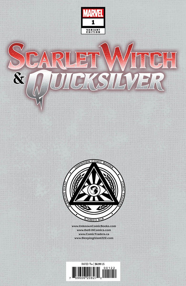[2 PACK] SCARLET WITCH & QUICKSILVER 1 UNKNOWN COMICS PEACH MOMOKO EXCLUSIVE VAR (02/14/2024)