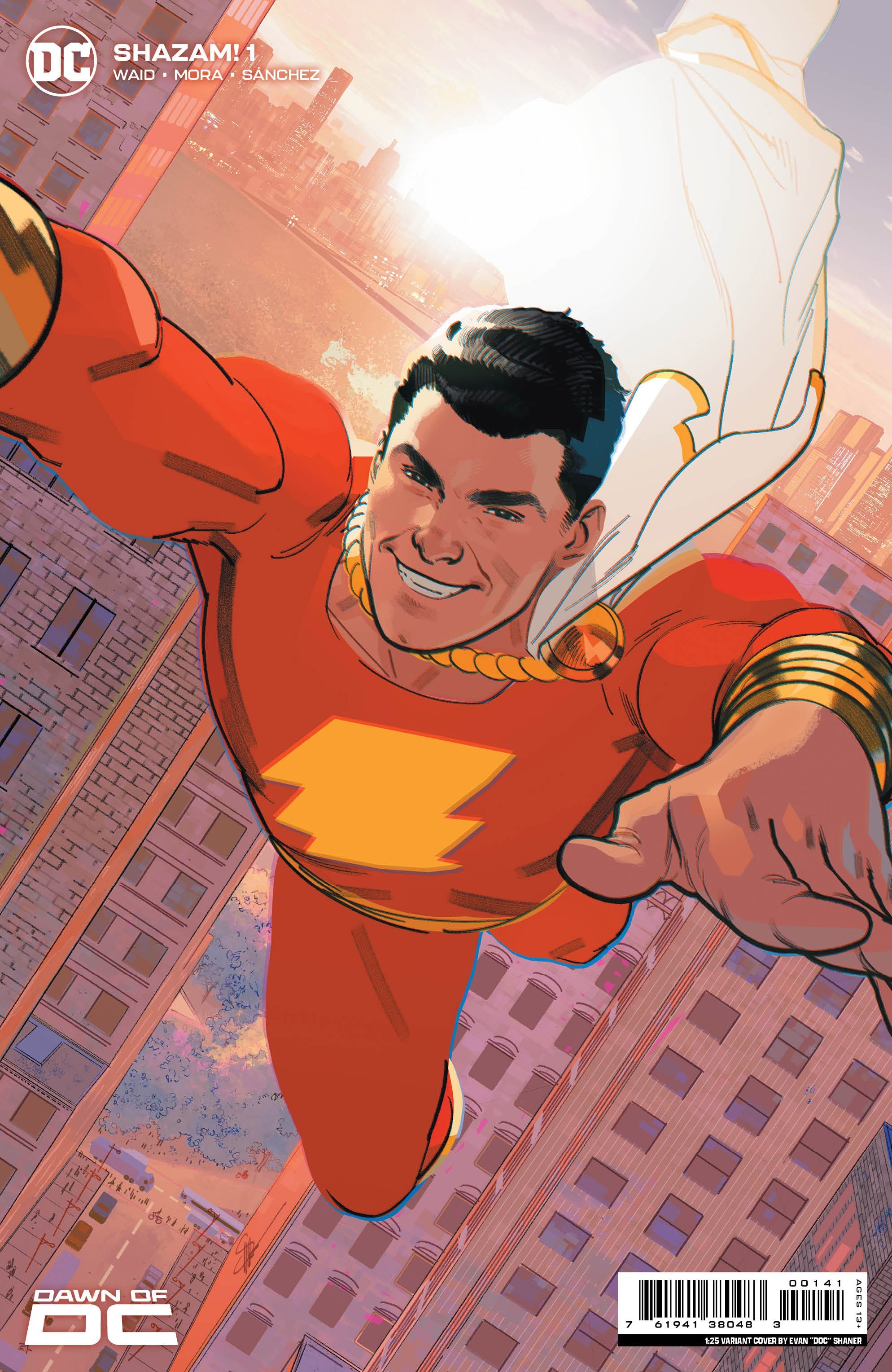 Shazam #1 E 1:25 Evan Doc Shaner Card Stock Variant (05/02/2023) Dc