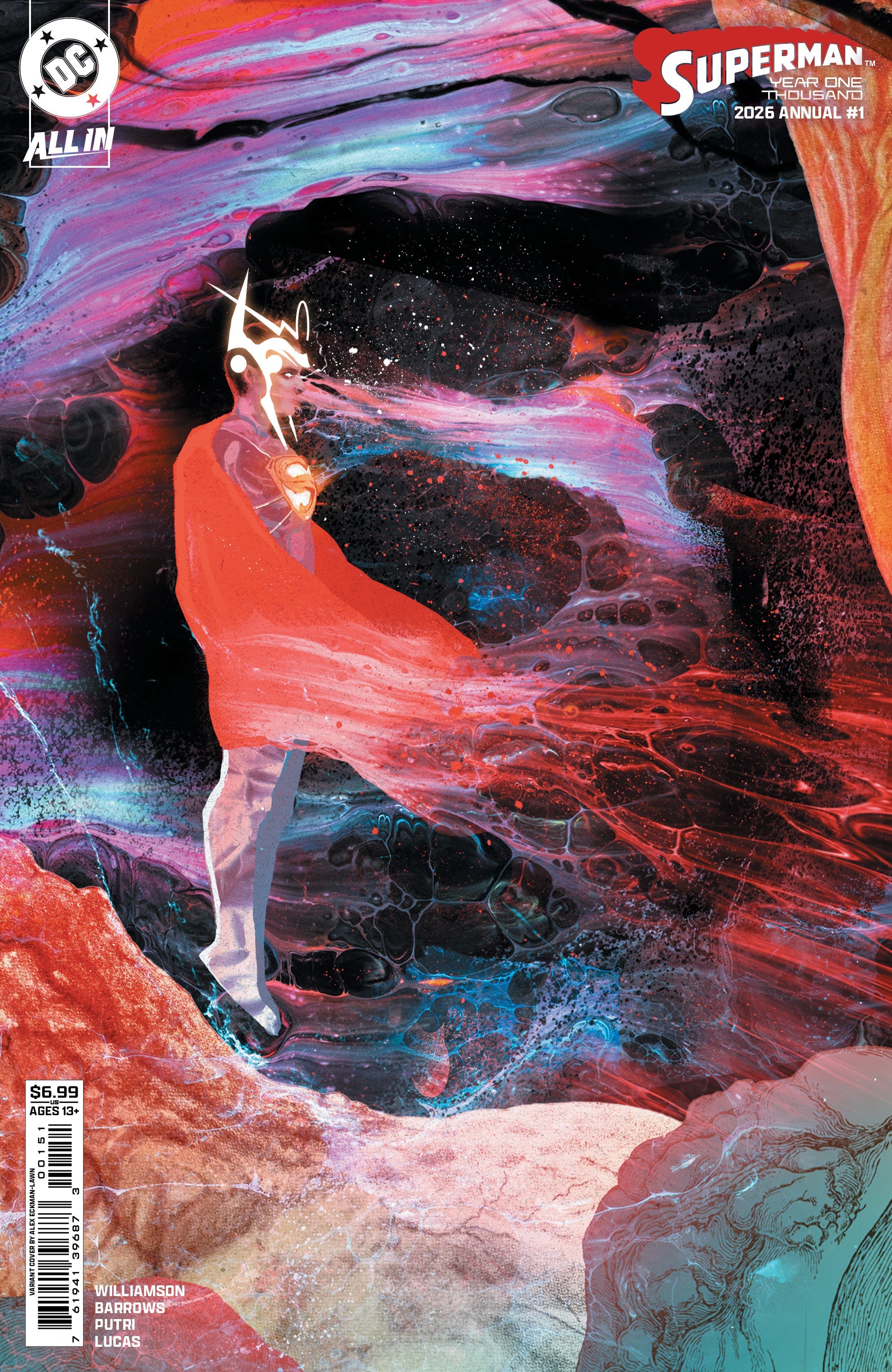 Superman Annual Year One Thousand #1 (One Shot) E Alex Eckman-Lawn Variant (Dc K.O.) (07/29/2026) Dc