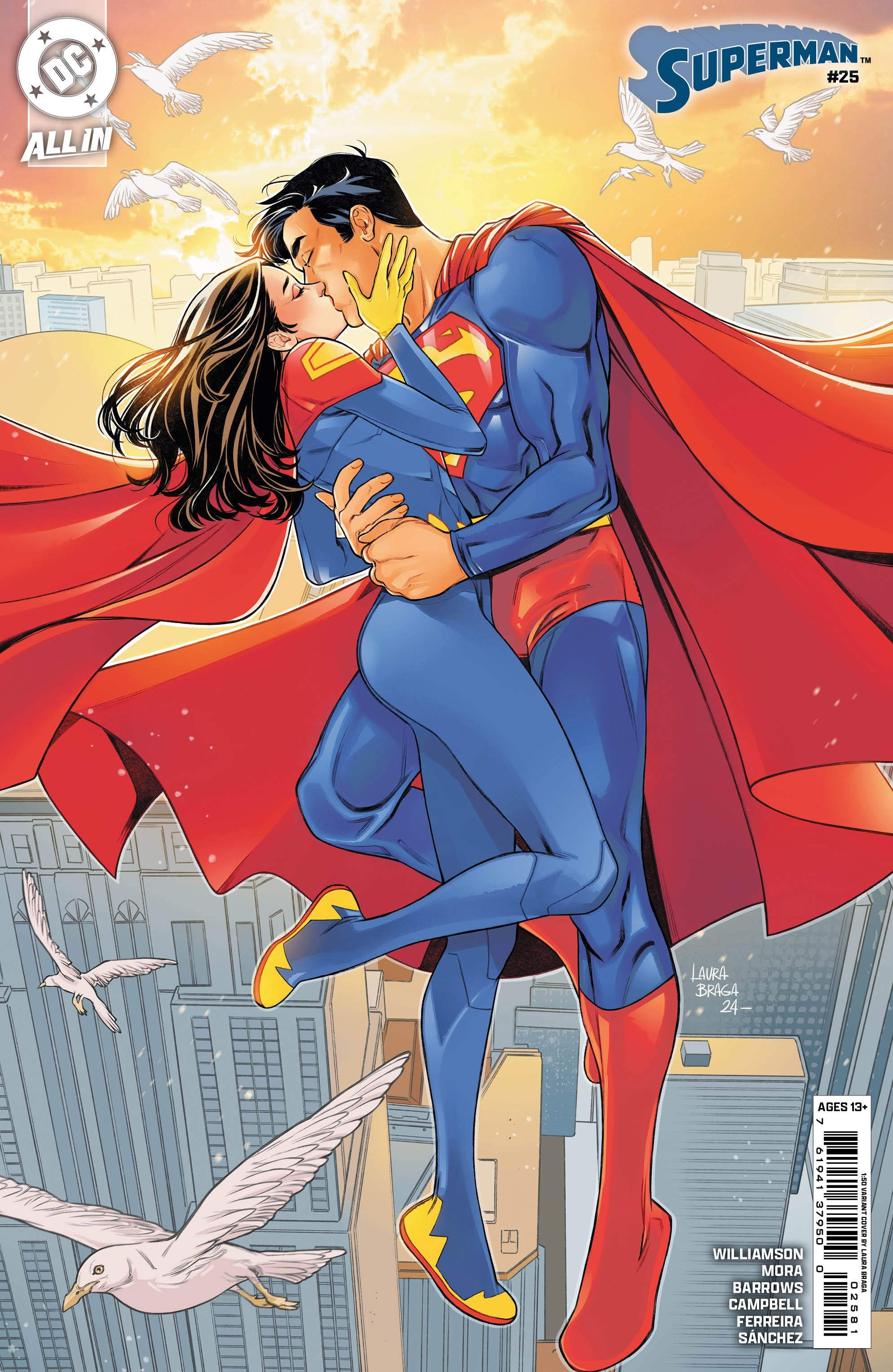 Superman #25 J 1:50 Laura Braga Variant (04/23/2025) Dc