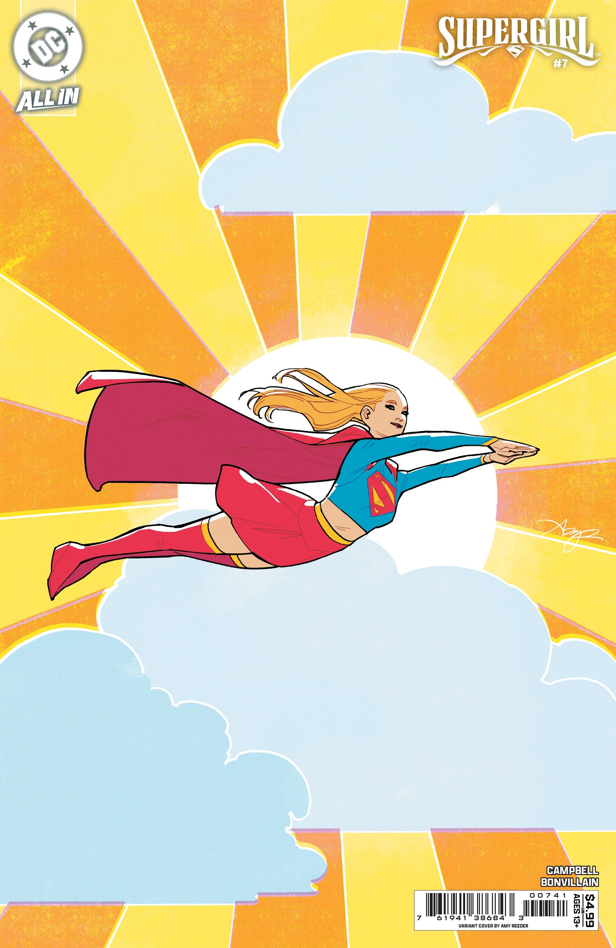 Supergirl #7 C Amy Reeder Variant (11/12/2025) Dc