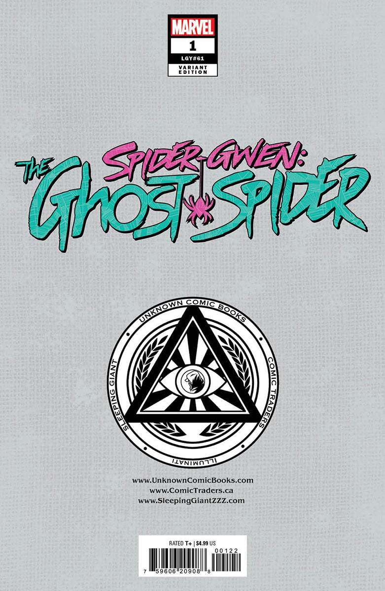 SPIDER-GWEN: THE GHOST-SPIDER #1 UNKNOWN COMICS NATHAN SZERDY EXCLUSIVE VIRGIN VAR (05/22/2024)