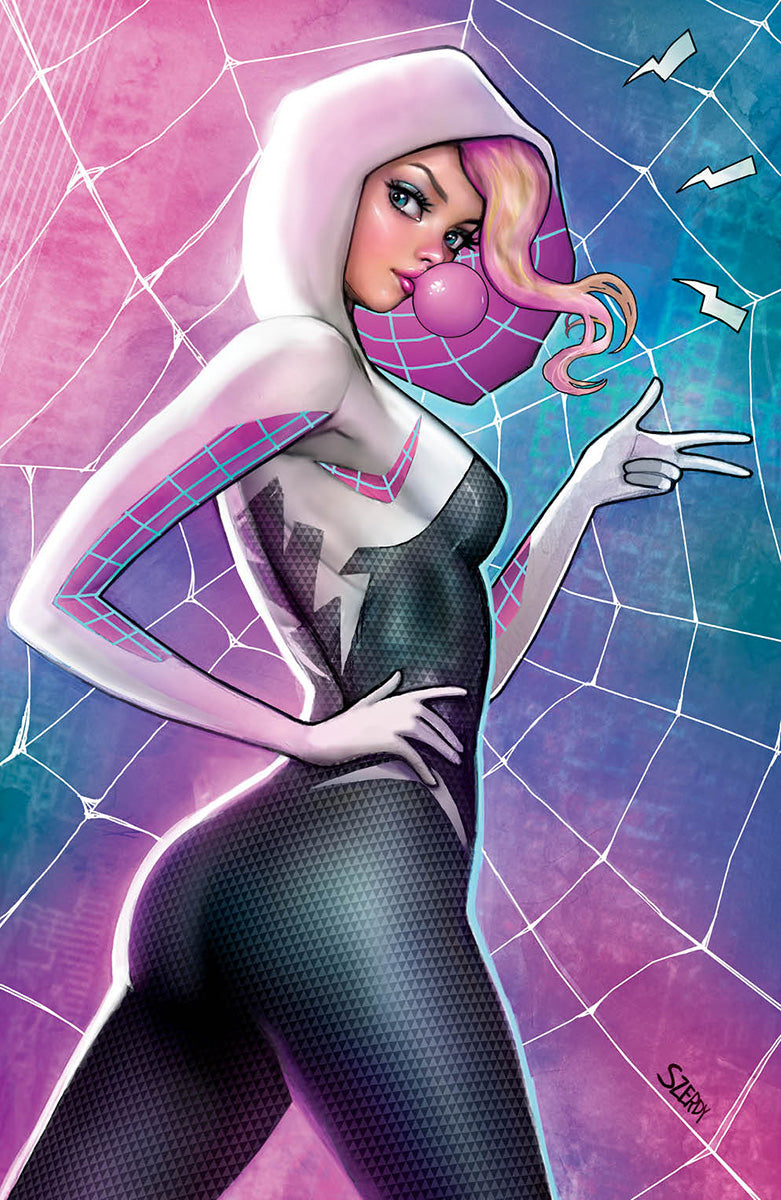 SPIDER-GWEN: THE GHOST-SPIDER #1 UNKNOWN COMICS NATHAN SZERDY EXCLUSIVE VIRGIN VAR (05/22/2024)