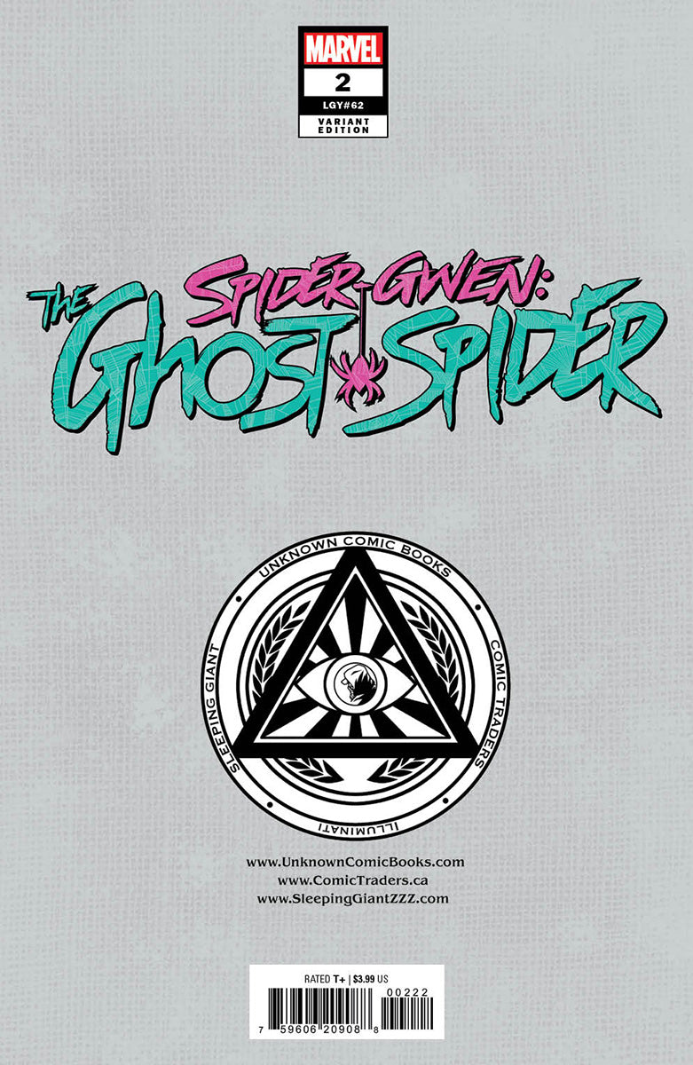 [2 Pack] Spider-Gwen: The Ghost-Spider #2 Unknown Comics Leirix Exclusive Var (06/26/2024)