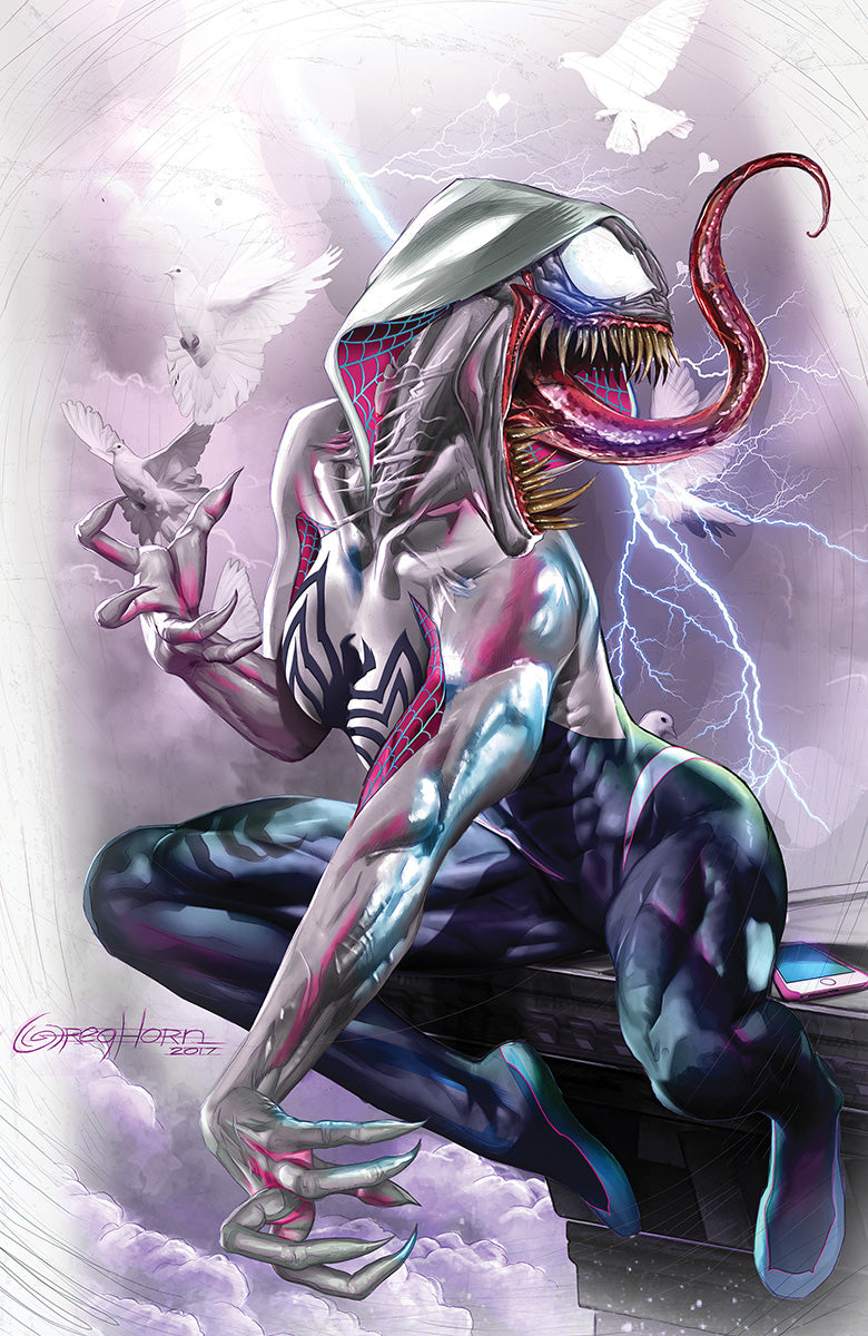 [FOIL] SPIDER-GWEN: THE GHOST-SPIDER #4 UNKNOWN COMICS GREG HORN EXCLUSIVE VIRGIN VAR (08/28/2024)
