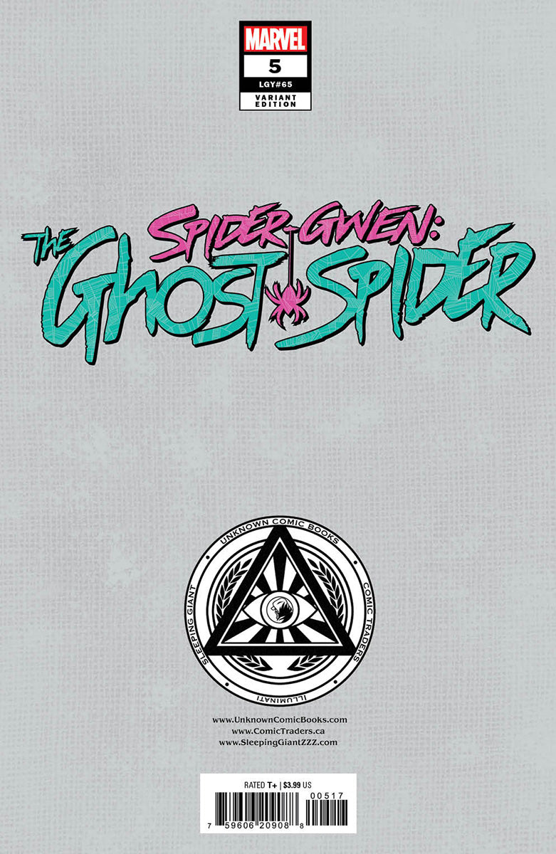 [2 Pack] Spider-Gwen The Ghost Spider #5 Unknown Comics Ivan Tao Exclusive Var (09/11/2024)