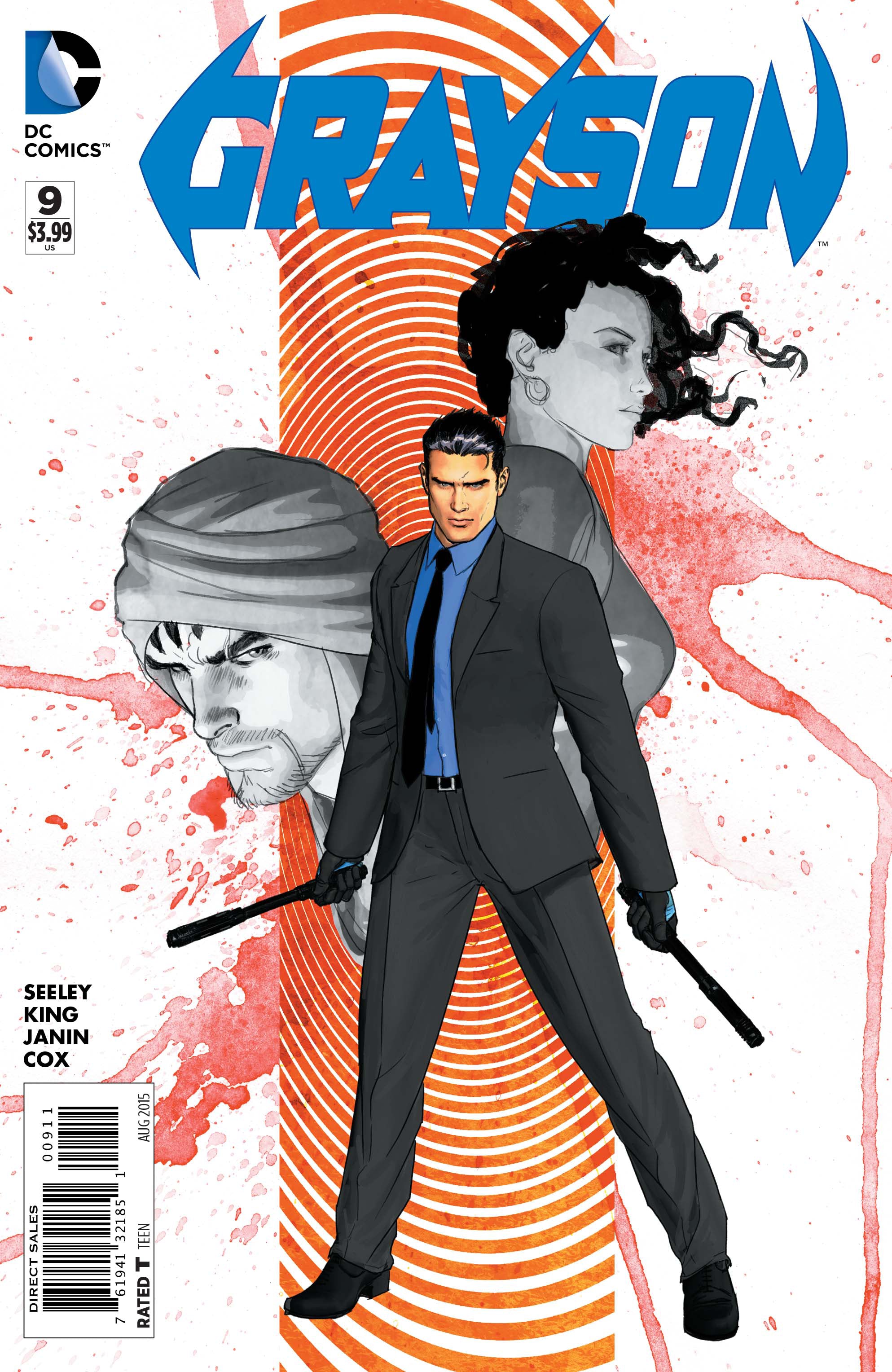 Grayson #9 A DC 2015 Mikel Janin Tim Seeley New 52