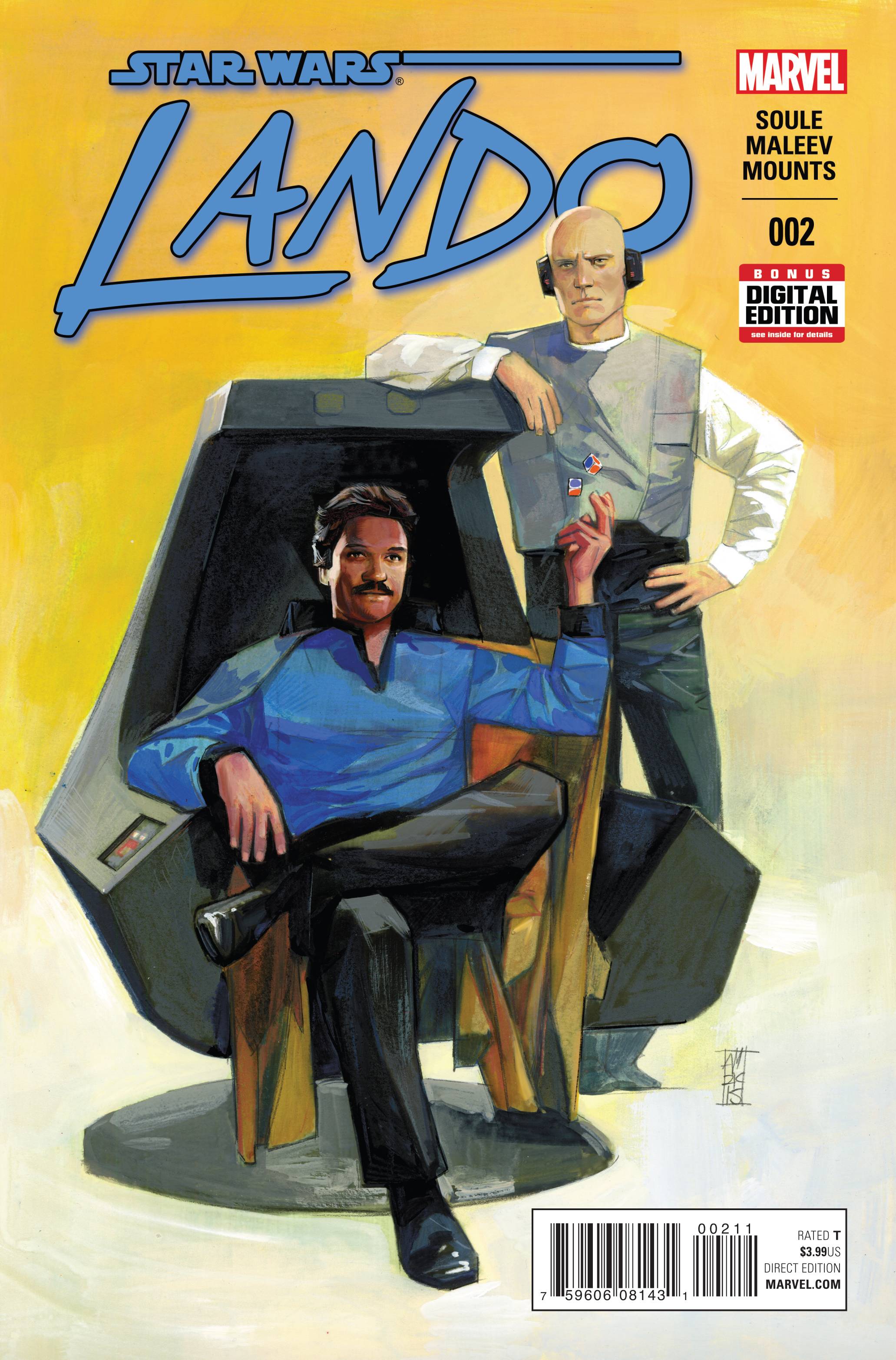 Star Wars Lando #2 (OF 5) Marvel 2015 Alex Maleev Charles Soule 1st Chanath Cha