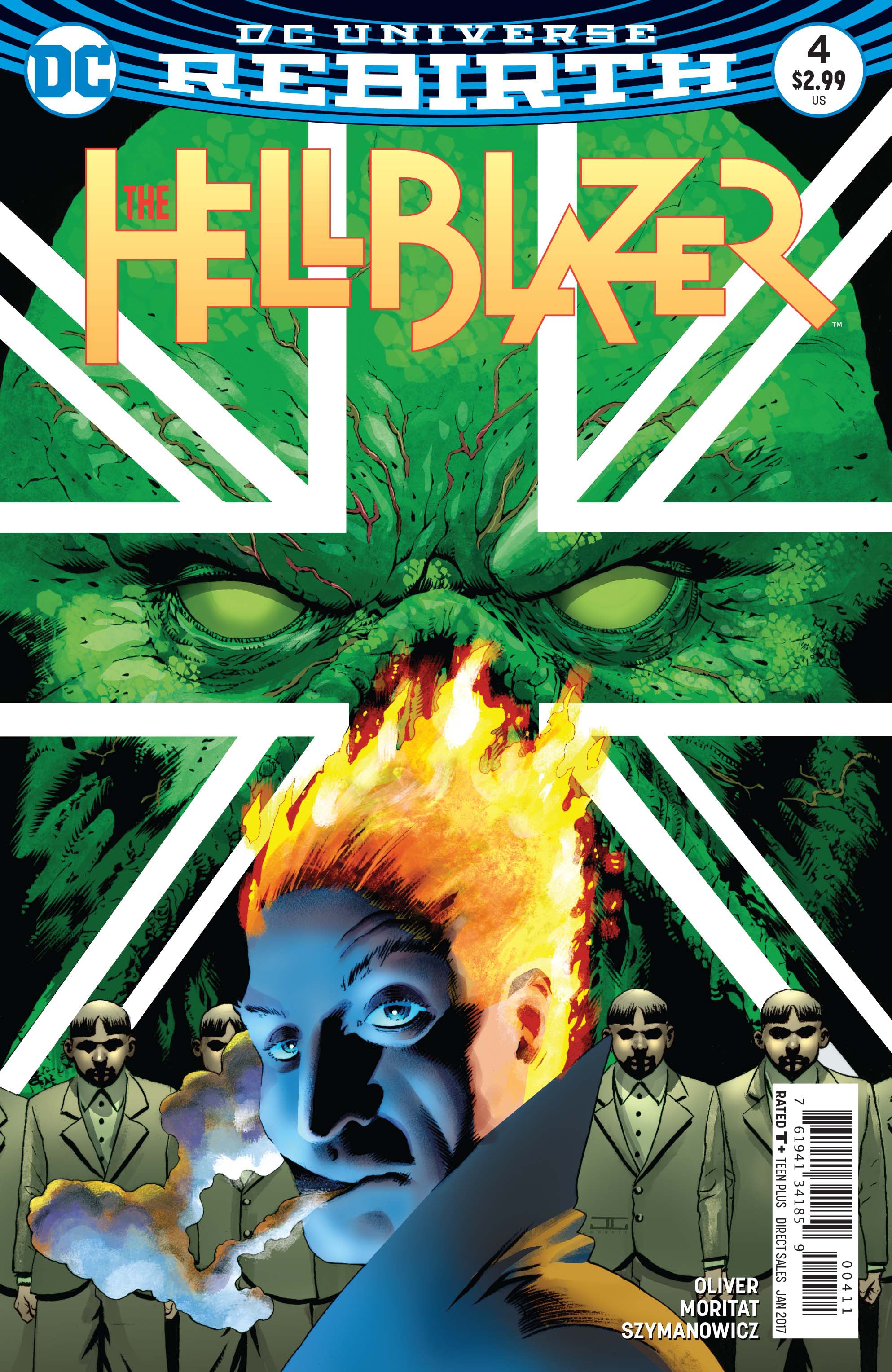 HELLBLAZER #4 A DC 2017 John Cassaday Simon Oliver