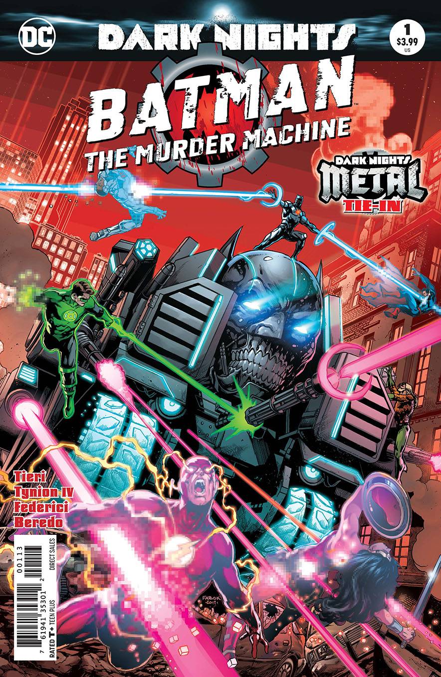 BATMAN THE MURDER MACHINE #1 DC 2017 VF 3rd Print Jason Fabok Frank Tieri Dark Nights Metal