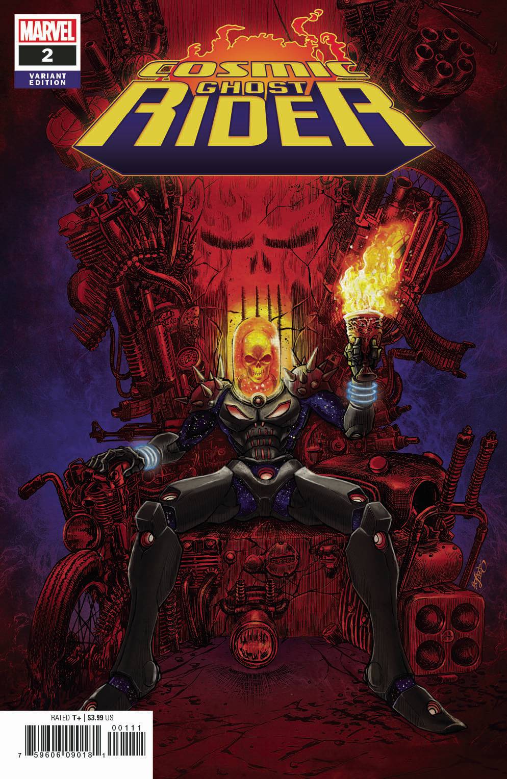 COSMIC GHOST RIDER #2 (OF 5) Superlog Variant Donny Cates (08/01/2018)