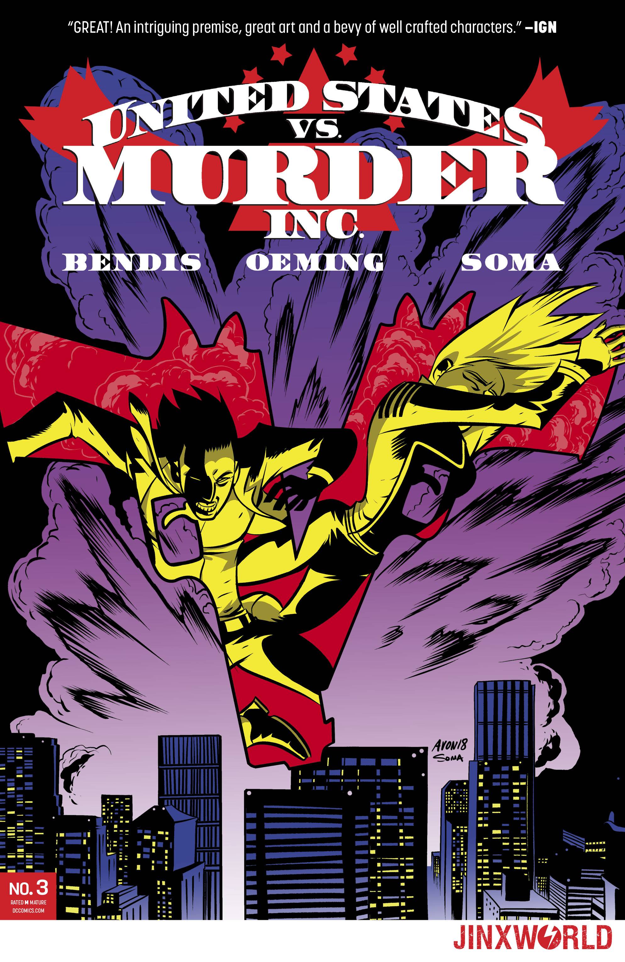 UNITED STATES VS MURDER INC #3 (OF 6) Brian Michael Bendis (MR) (11/07/2018) DC