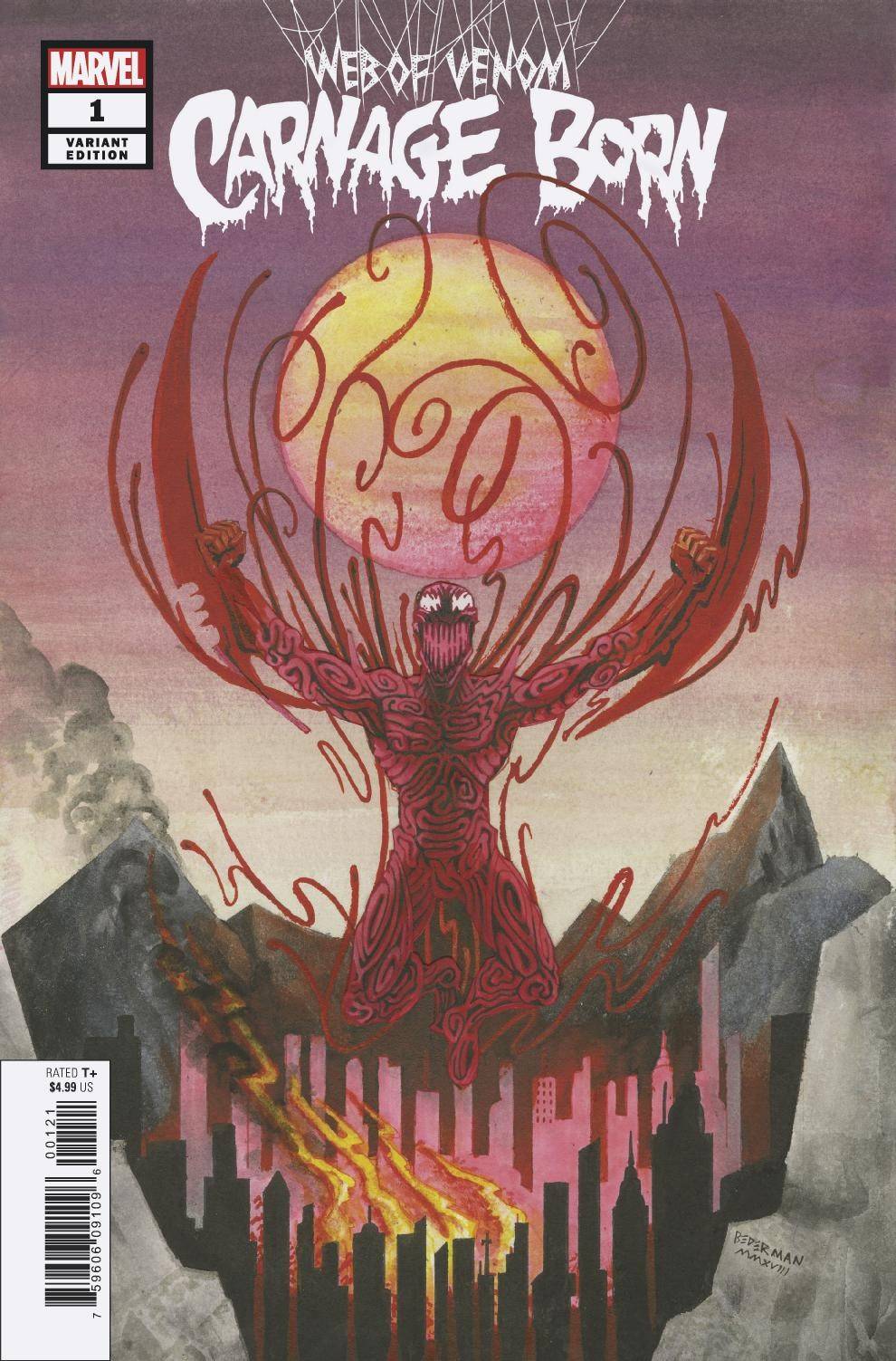 WEB OF VENOM CARNAGE BORN #1 B Marvel Ian Bederman Variant Donny Cates (11/21/2018)