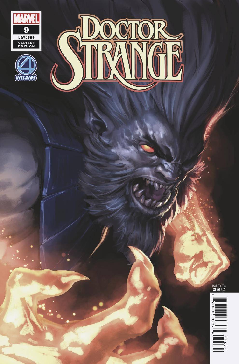 DOCTOR STRANGE #9 B Marvel Marko Djurdjevic Fantastic Four Villains Variant (12/05/2018)