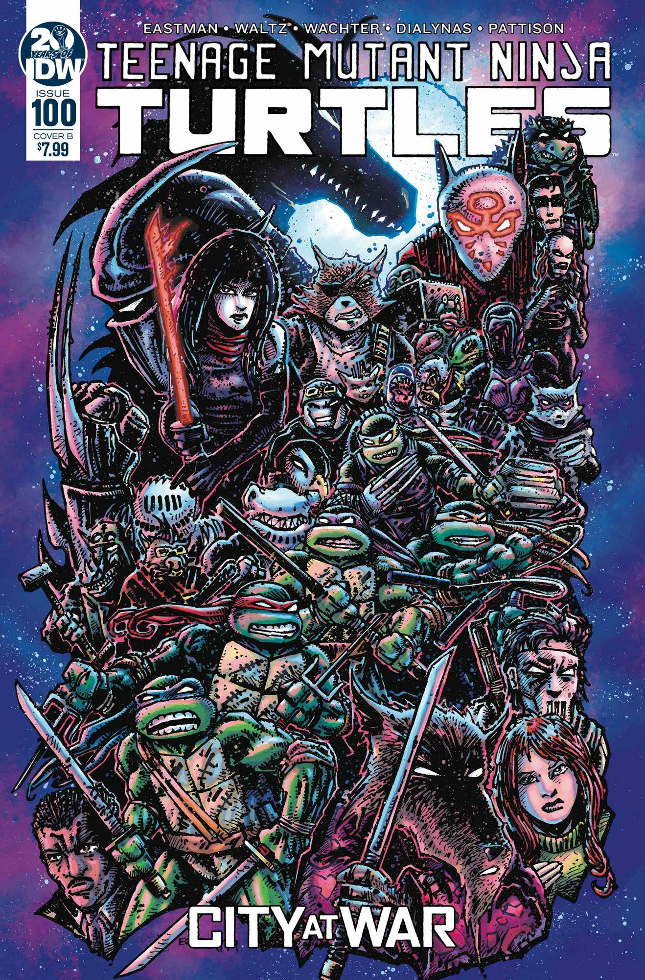 TMNT ONGOING #100 B Kevin EASTMAN Variant Teenage Mutant Ninja Turtles (12/11/2019) IDW