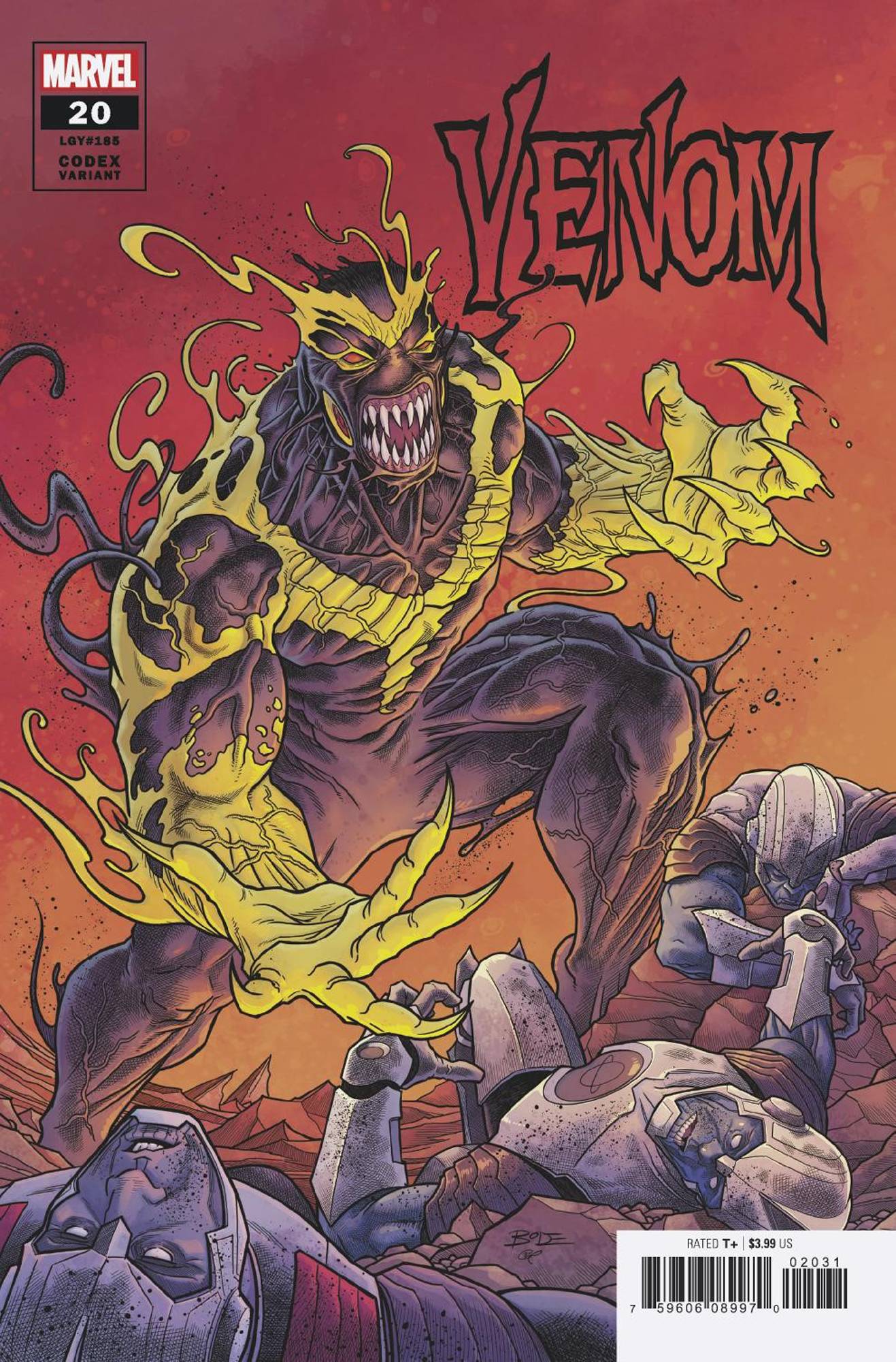 VENOM #20 B Iban Coello CODEX Variant AC (11/27/2019) MARVEL
