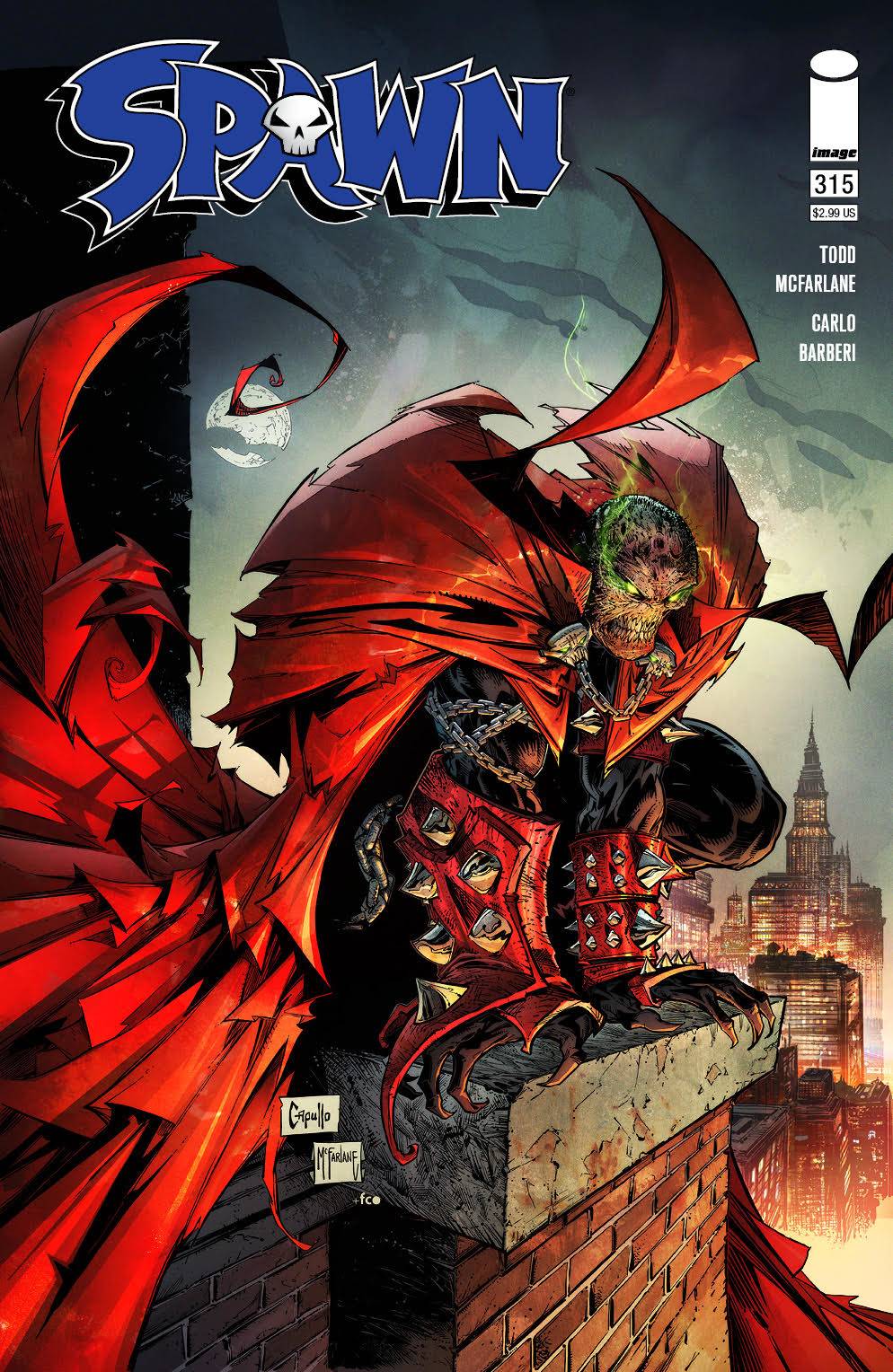 Spawn #315 B Todd Mcfarlane Variant (02/24/2021) Image