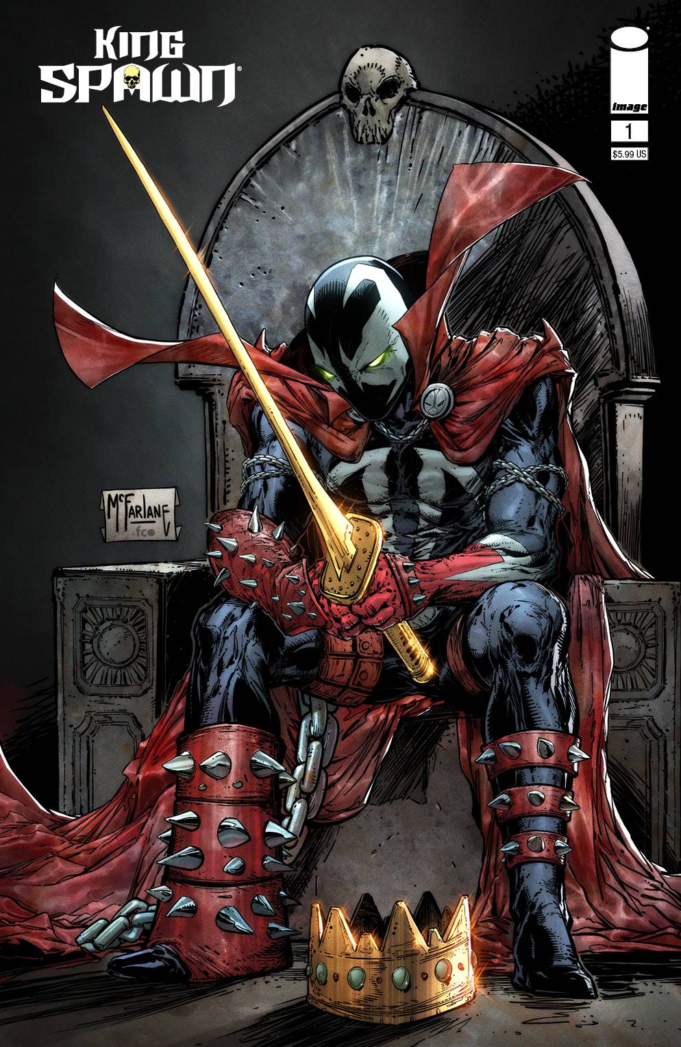 King Spawn #1 B Todd Mcfarlane Variant (08/25/2021) Image