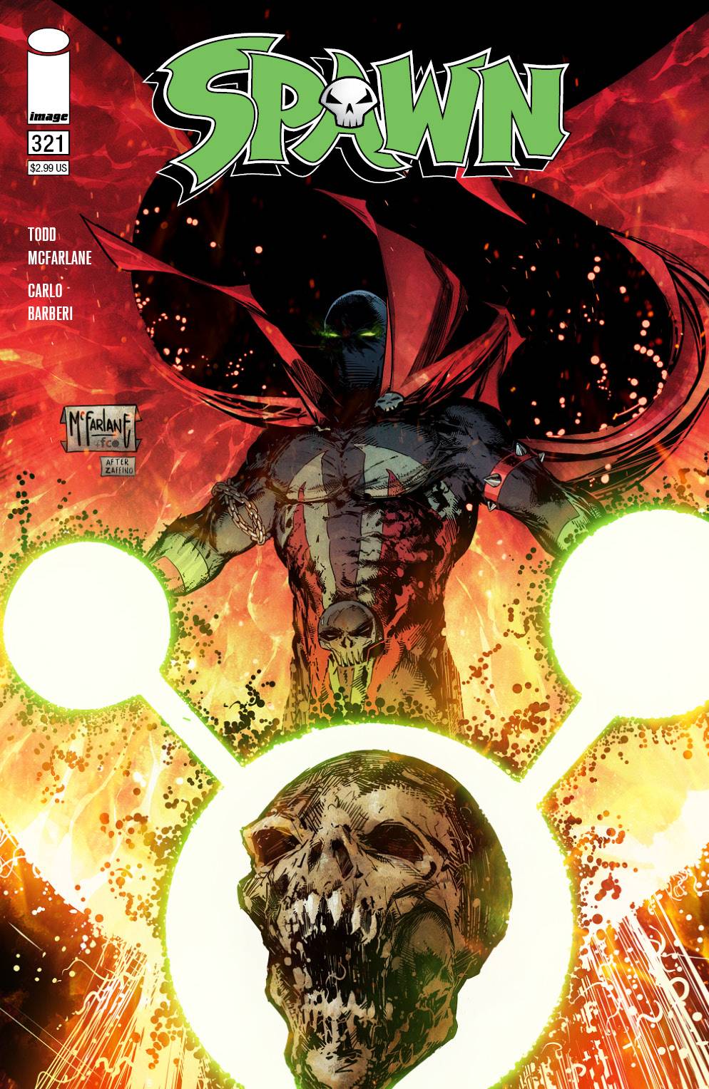 Spawn #321 B Todd Mcfarlane Variant (09/01/2021) Image
