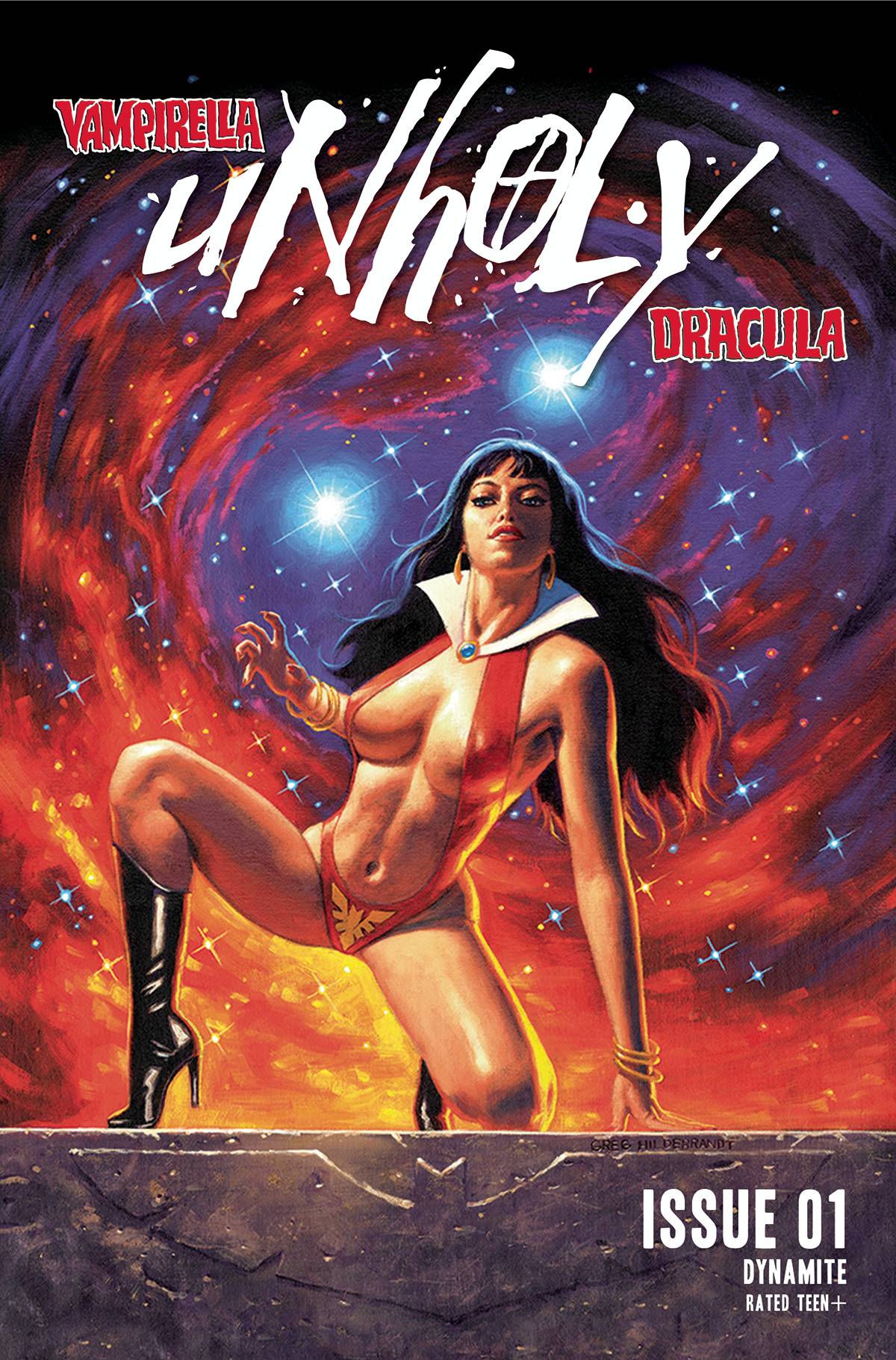 VAMPIRELLA DRACULA UNHOLY #1 CVR H 10 COPY INCV HILDEBRANDT (12/15/2021)