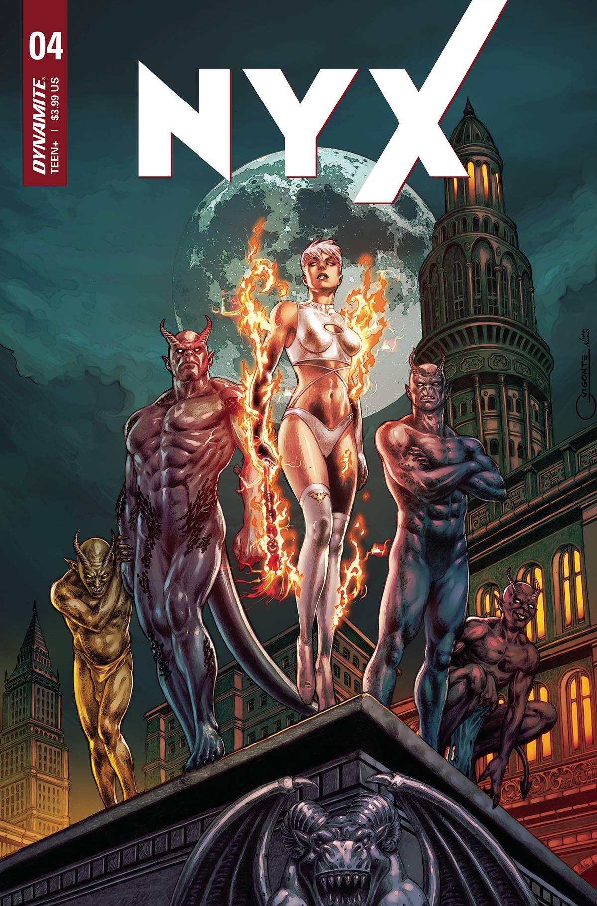 Nyx #4 C Greebo Vigonte Variant (02/16/2022) Dynamite