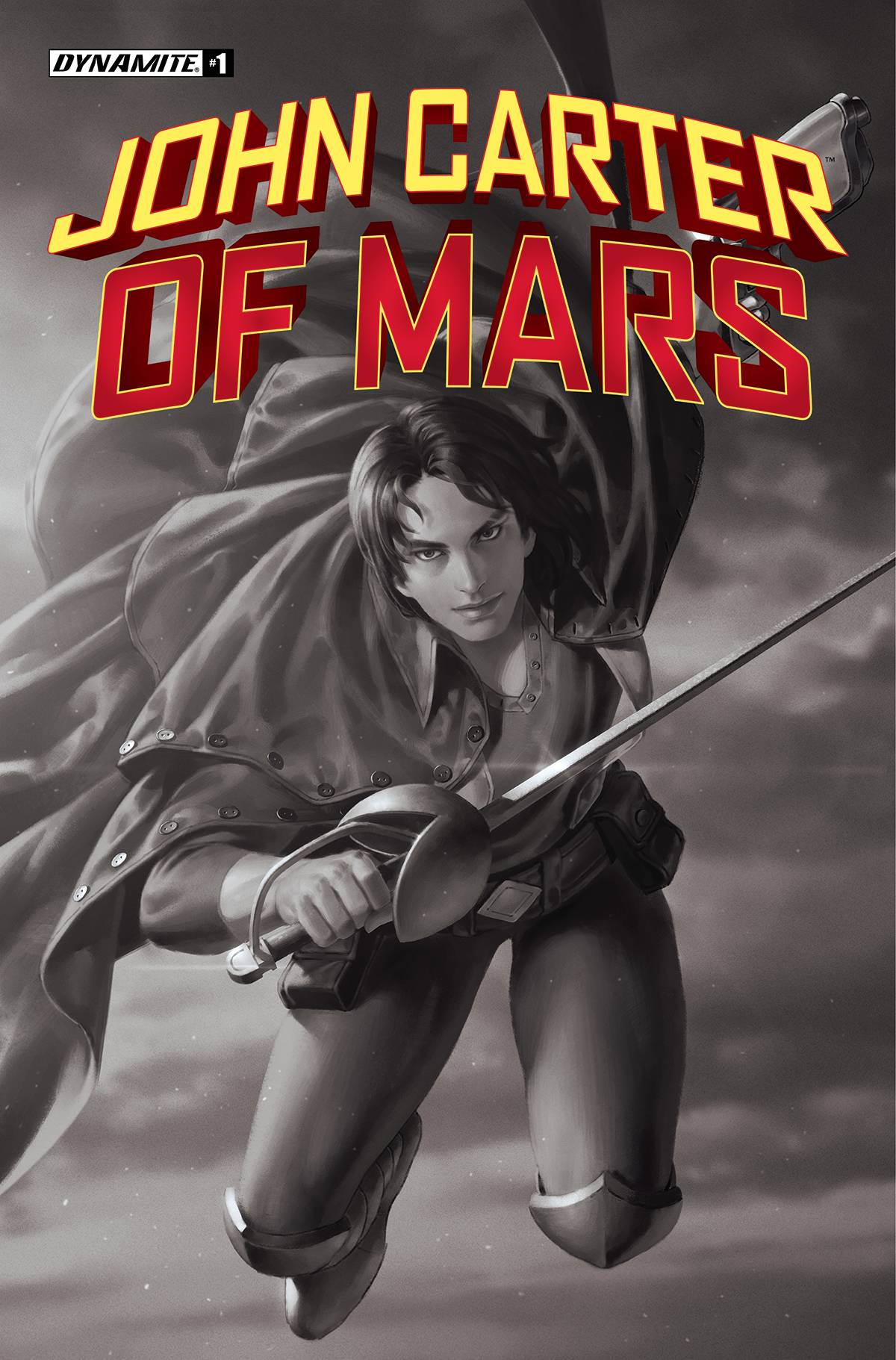 John Carter Of Mars #1 I 1:25 Yoon B&W Variant (04/20/2022) Dynamite