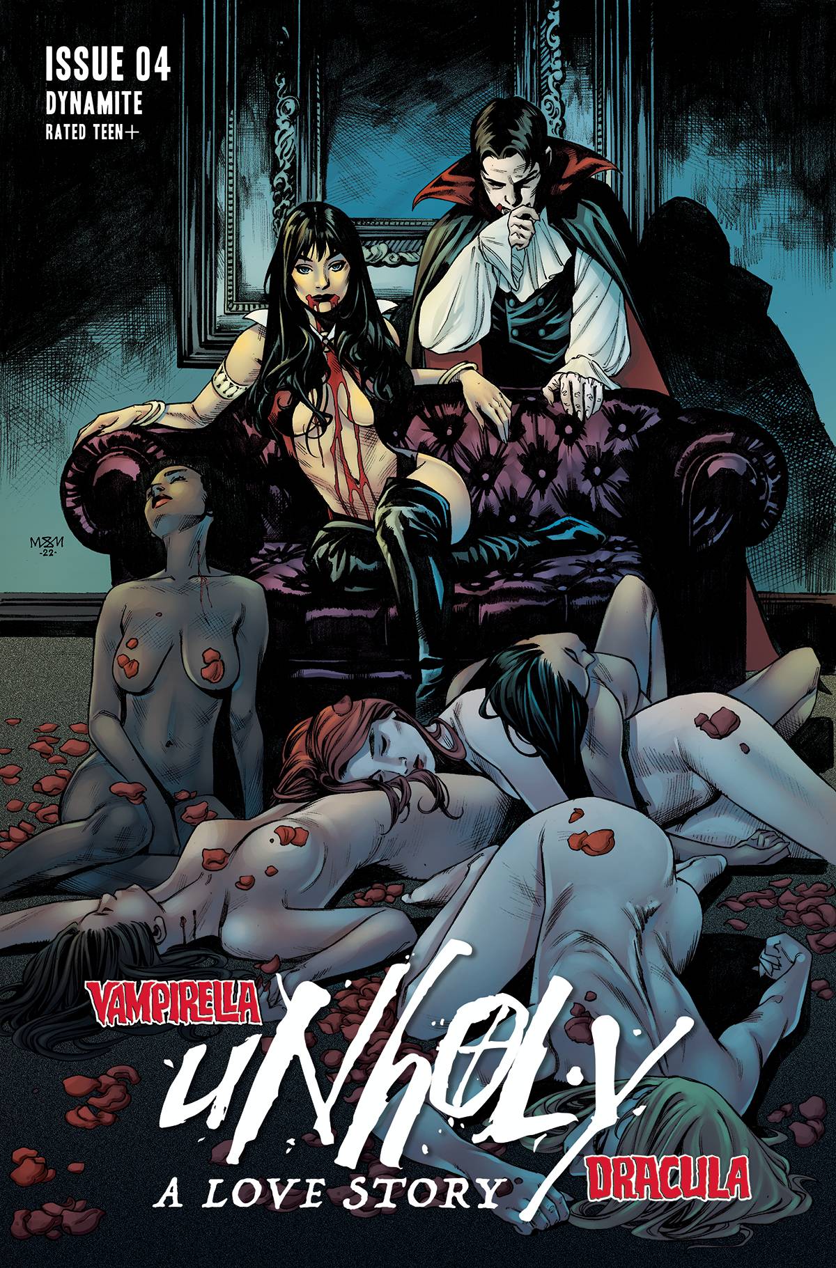 Vampirella Dracula Unholy #4 N Michael Sta Maria FOC Bonus GGA Nude Variant (03/30/2022) Dynamite