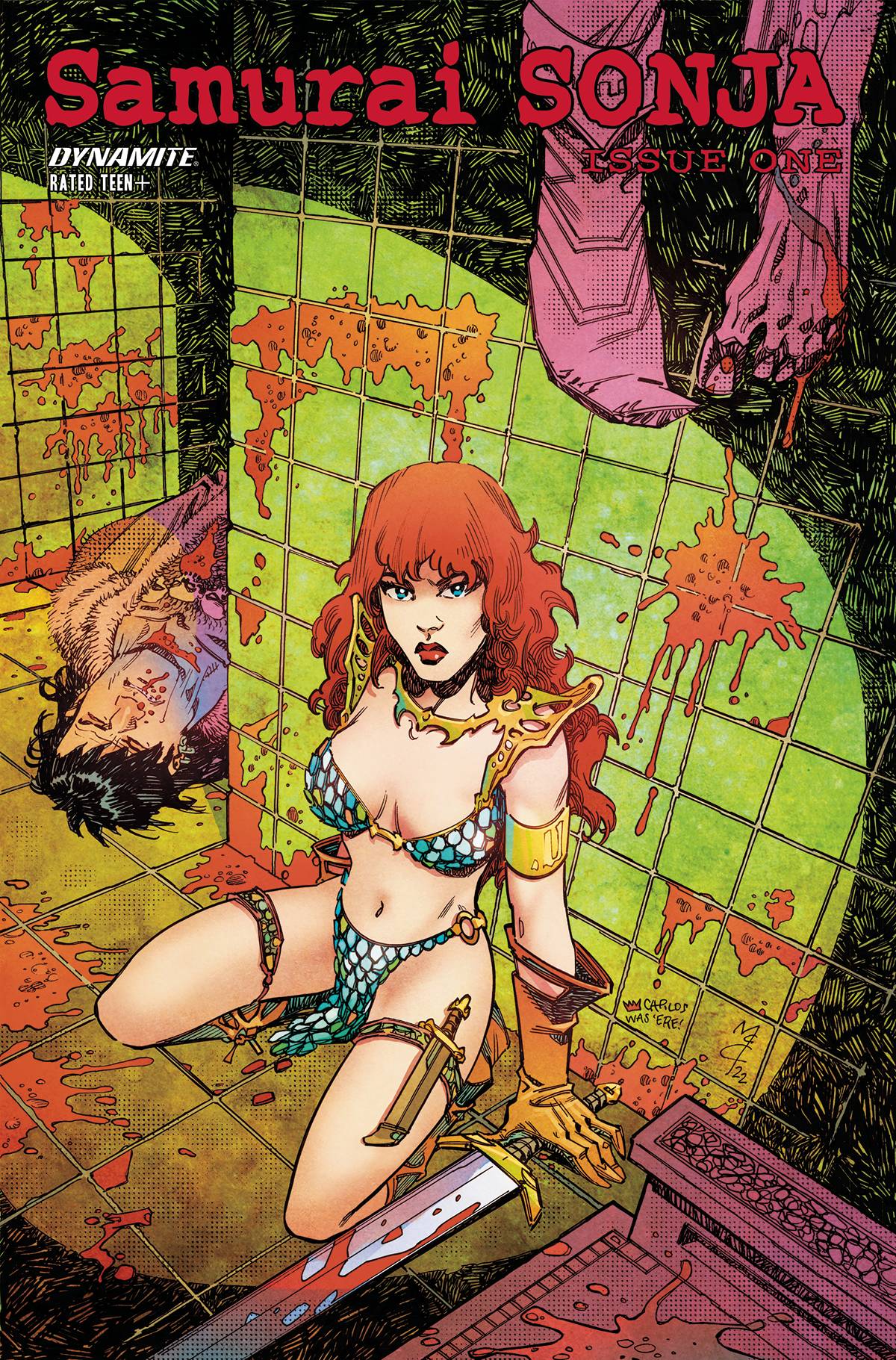 Samurai Sonja #1 Q John McCrea Boys Homage FOC Bonus Variant (06/22/2022) Dynamite