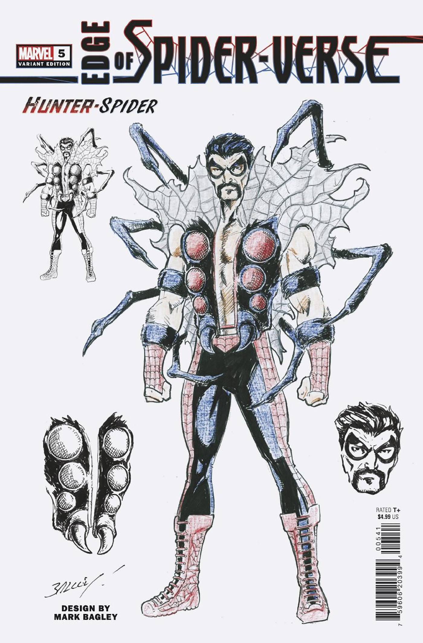 Edge Of Spider-Verse #5 1:10 Mark Bagley Design Variant (10/05/2022) Marvel