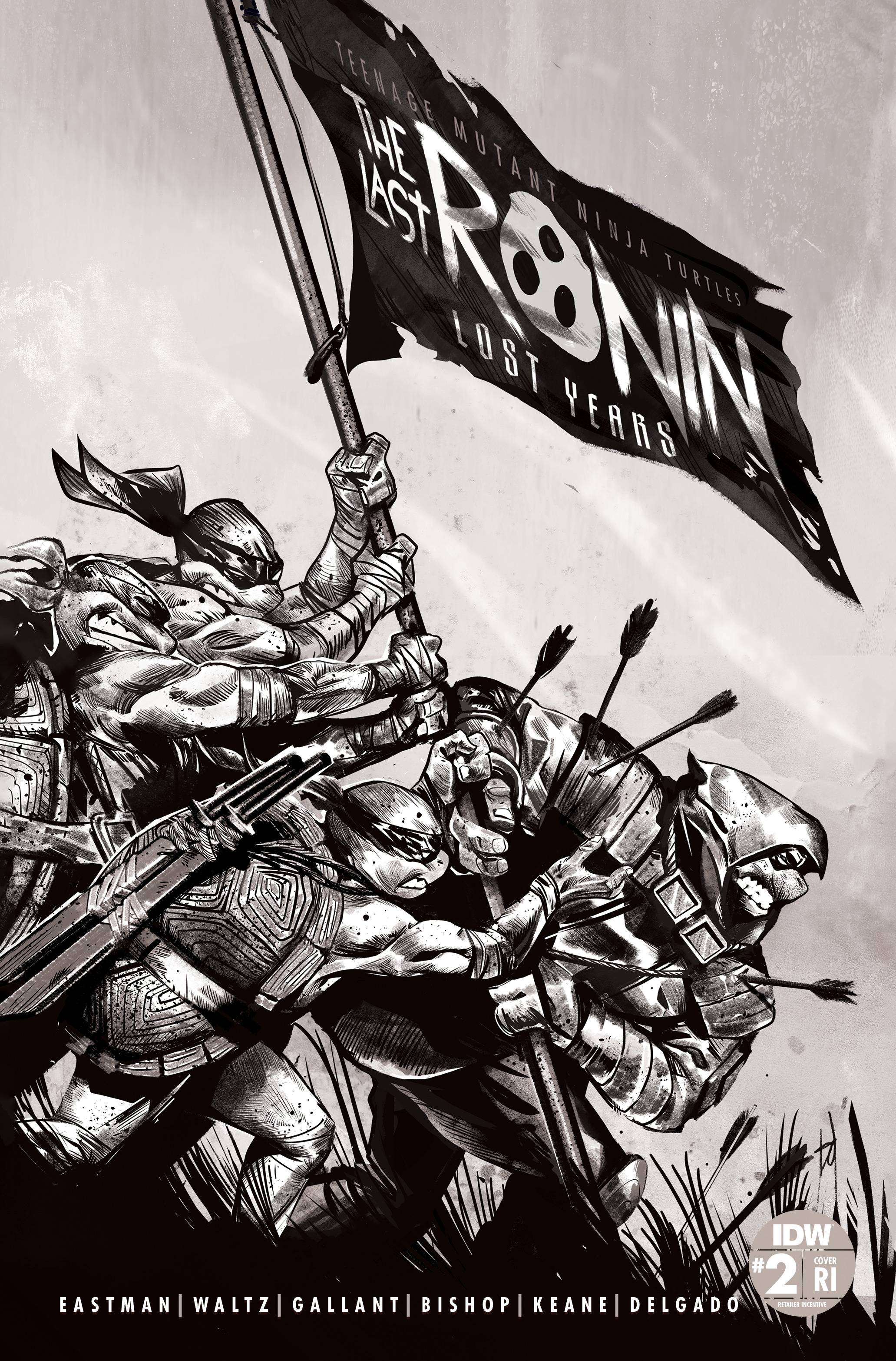 Teenage Mutant Ninja Turtles Tmnt Last Ronin Lost Years #2 D 1:50 Mike Del Mundo Variant (03/15/2023) Idw