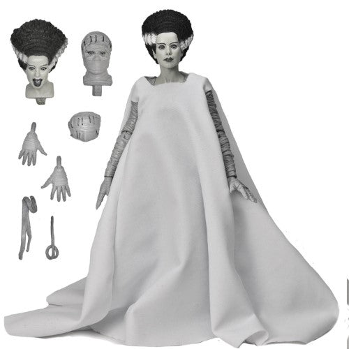 NECA Universal Monsters Ultimate Bride of Frankenstein Black/White 7-In Action Figure