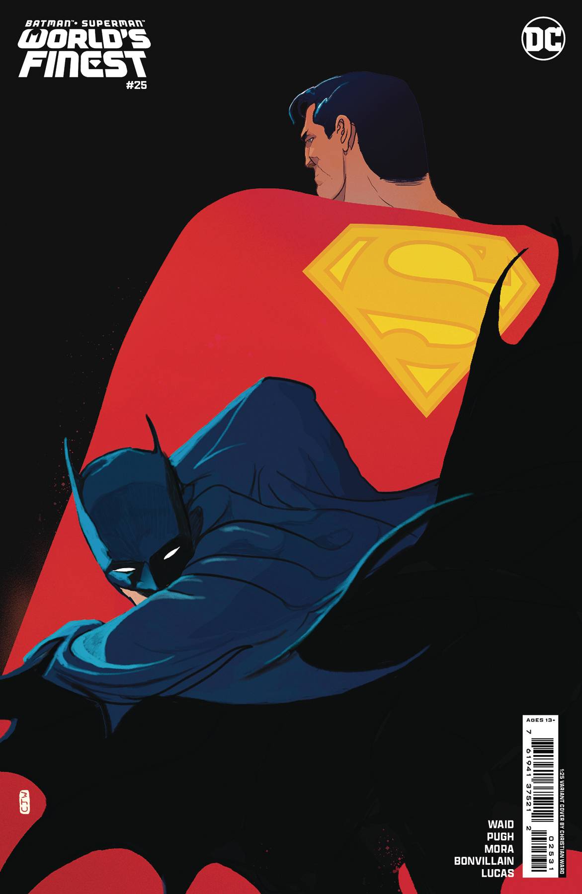 BATMAN SUPERMAN WORLDS FINEST #25 CVR H INC 1:25 WARD CSV(3/19/2024)