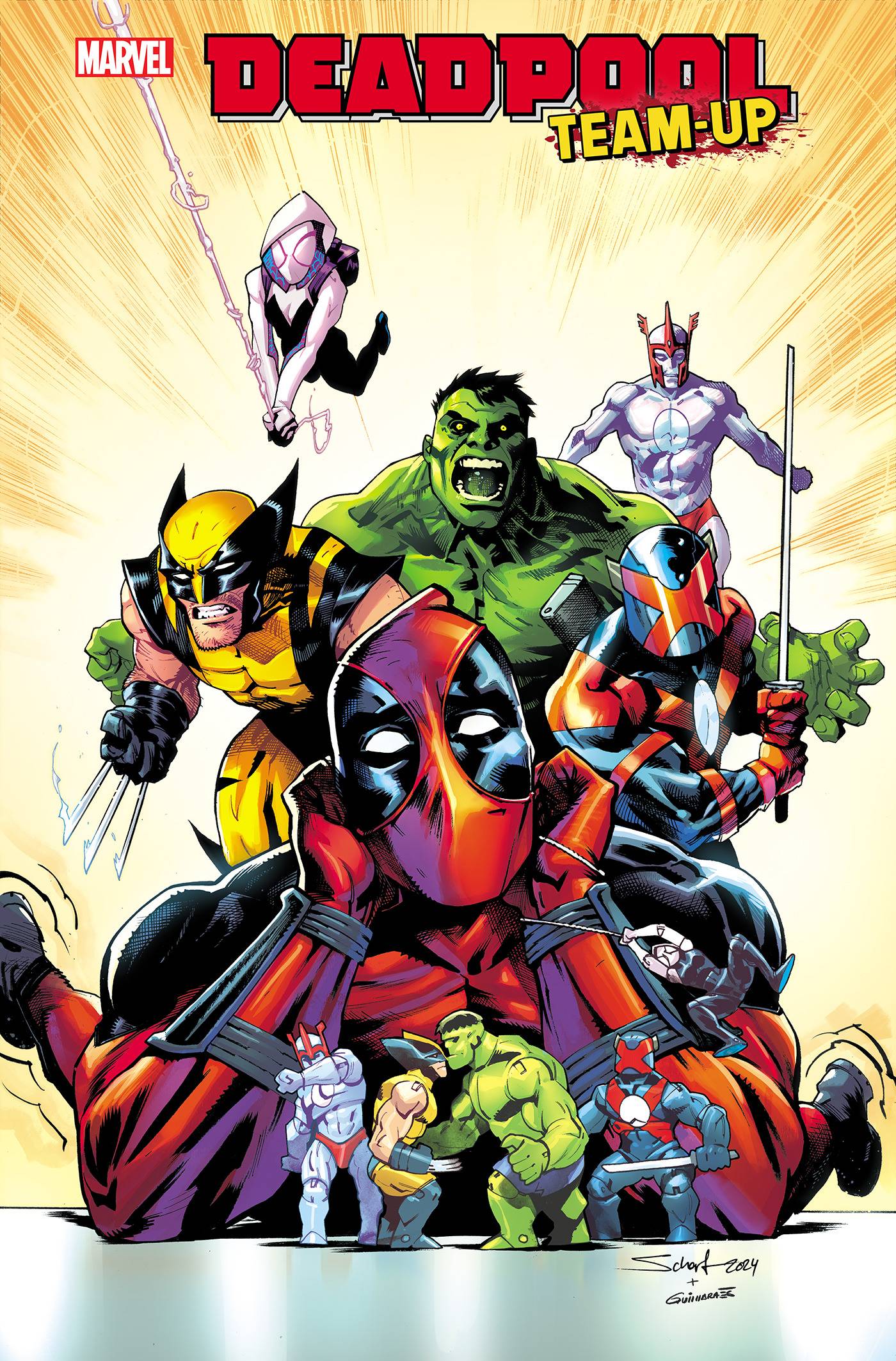 DEADPOOL TEAM-UP #1 JONAS SCHARF VARIANT[1:25] CB  (08/28/2024)