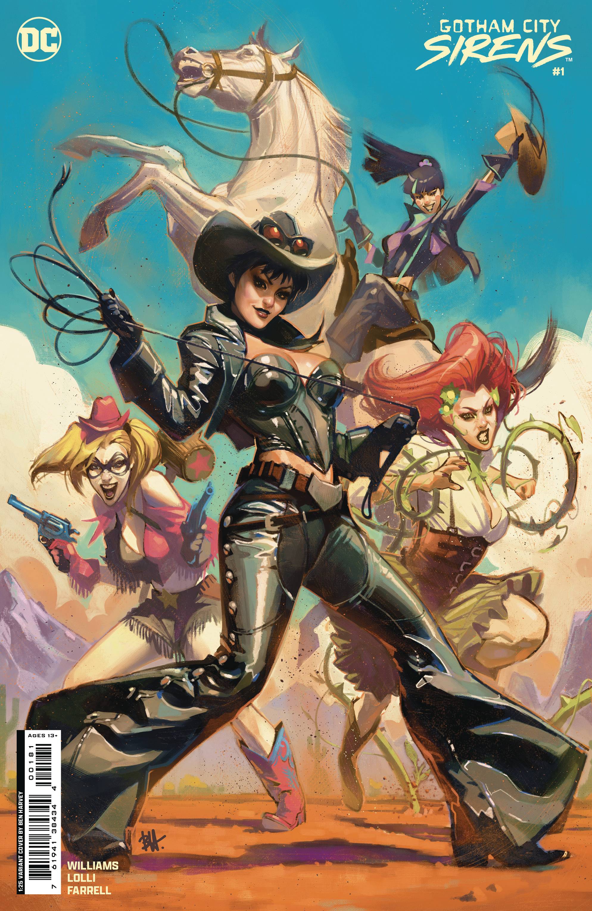 GOTHAM CITY SIRENS #1 (OF 4) CVR H INC 1:25 BEN HARVEY CSV (08/07/2024)