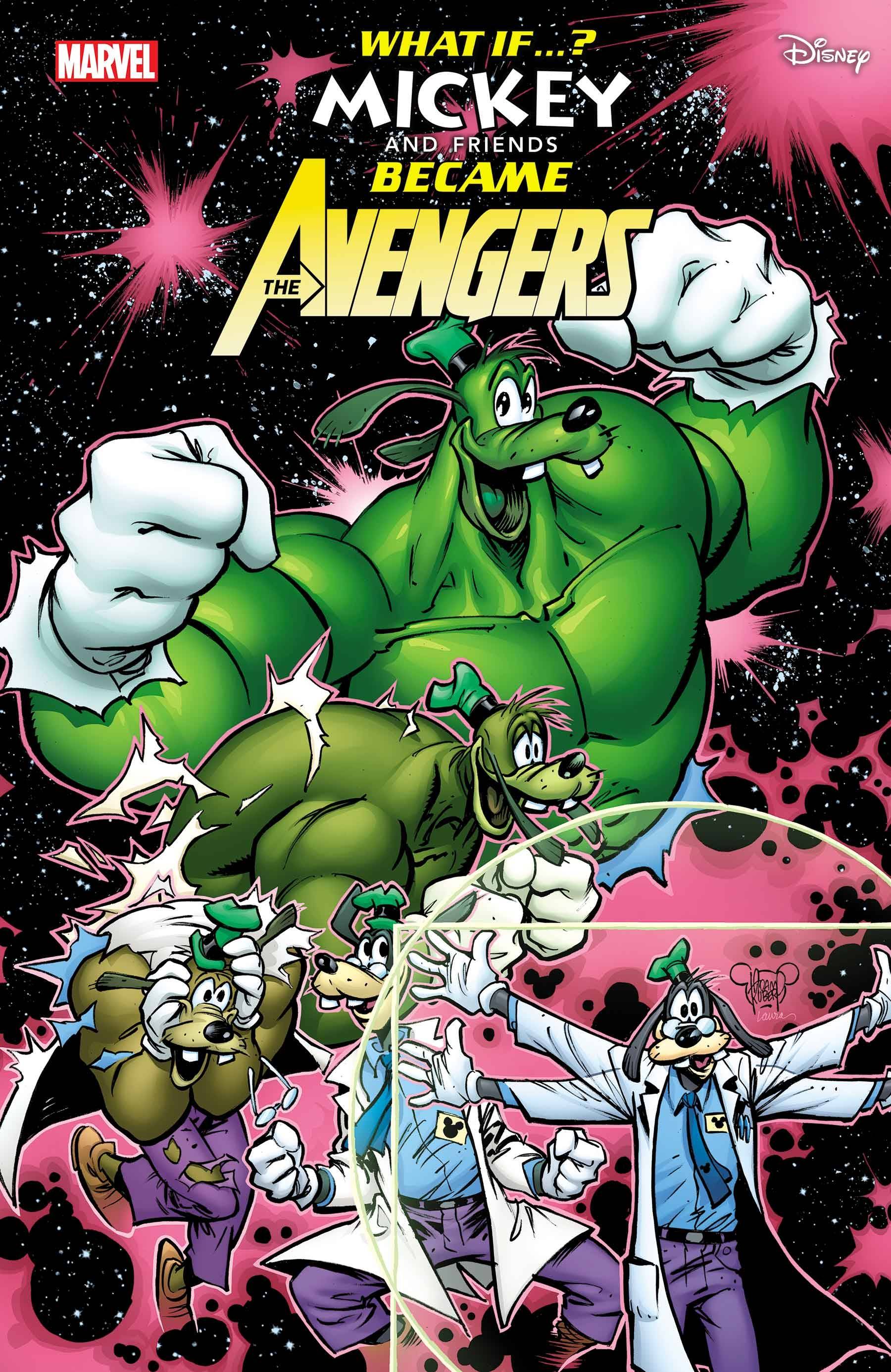 Marvel & Disney What If...? Mickey & Friends Became The Avengers #1 A1 Cover Set 7 1:50 1:100 (03/05/2025) Marvel