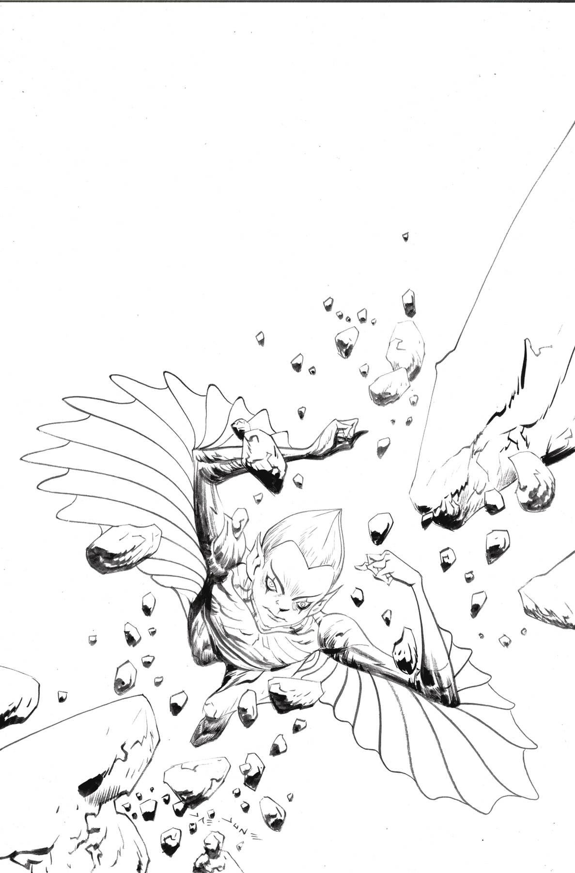 Silverhawks #7 H 1:10 Lee Line Art Virgin Variant (09/03/2025) Dynamite