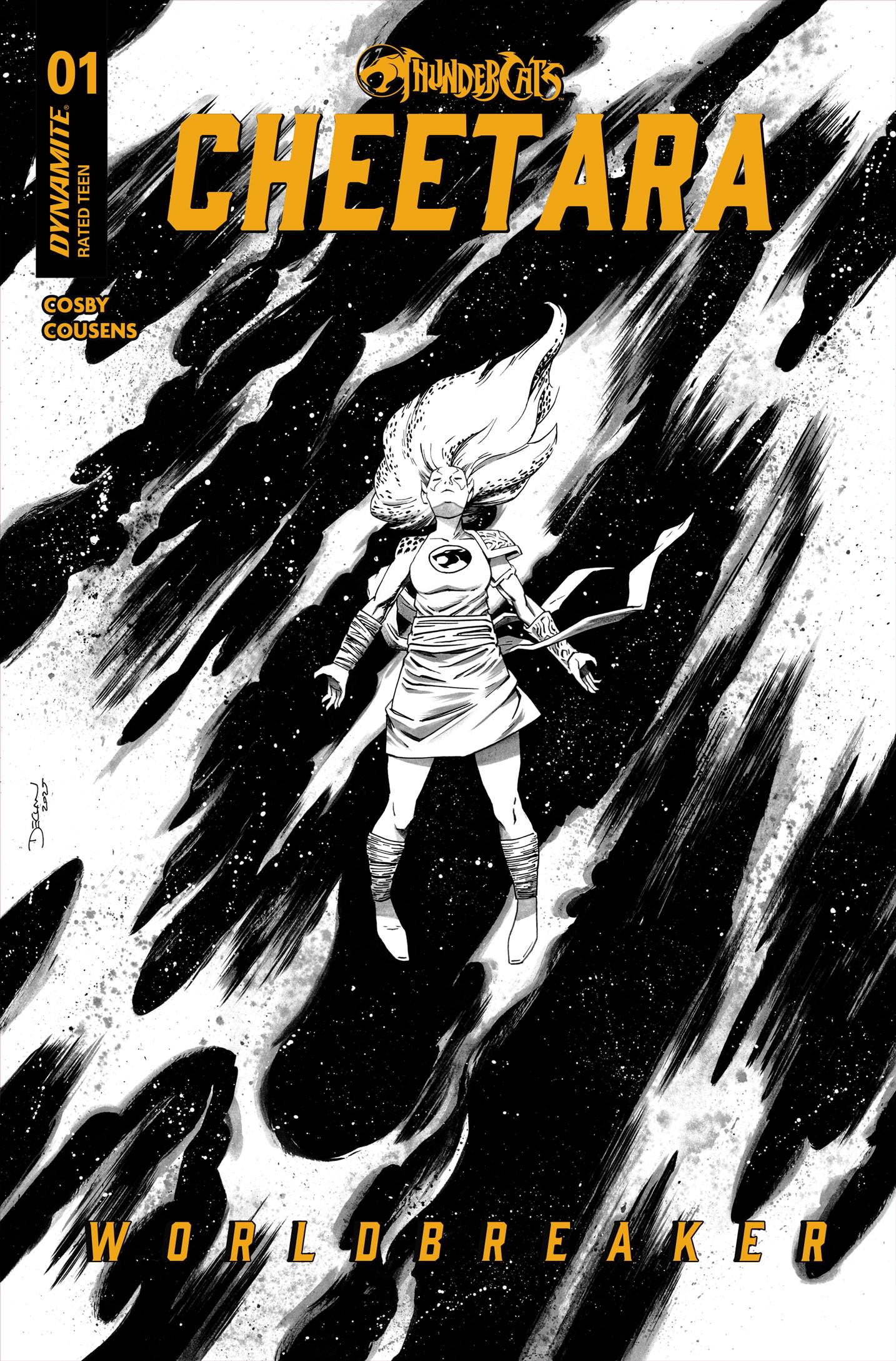 Cheetara Worldbreaker #1 L 1:10 Line Art (10/29/2025) Dynamite