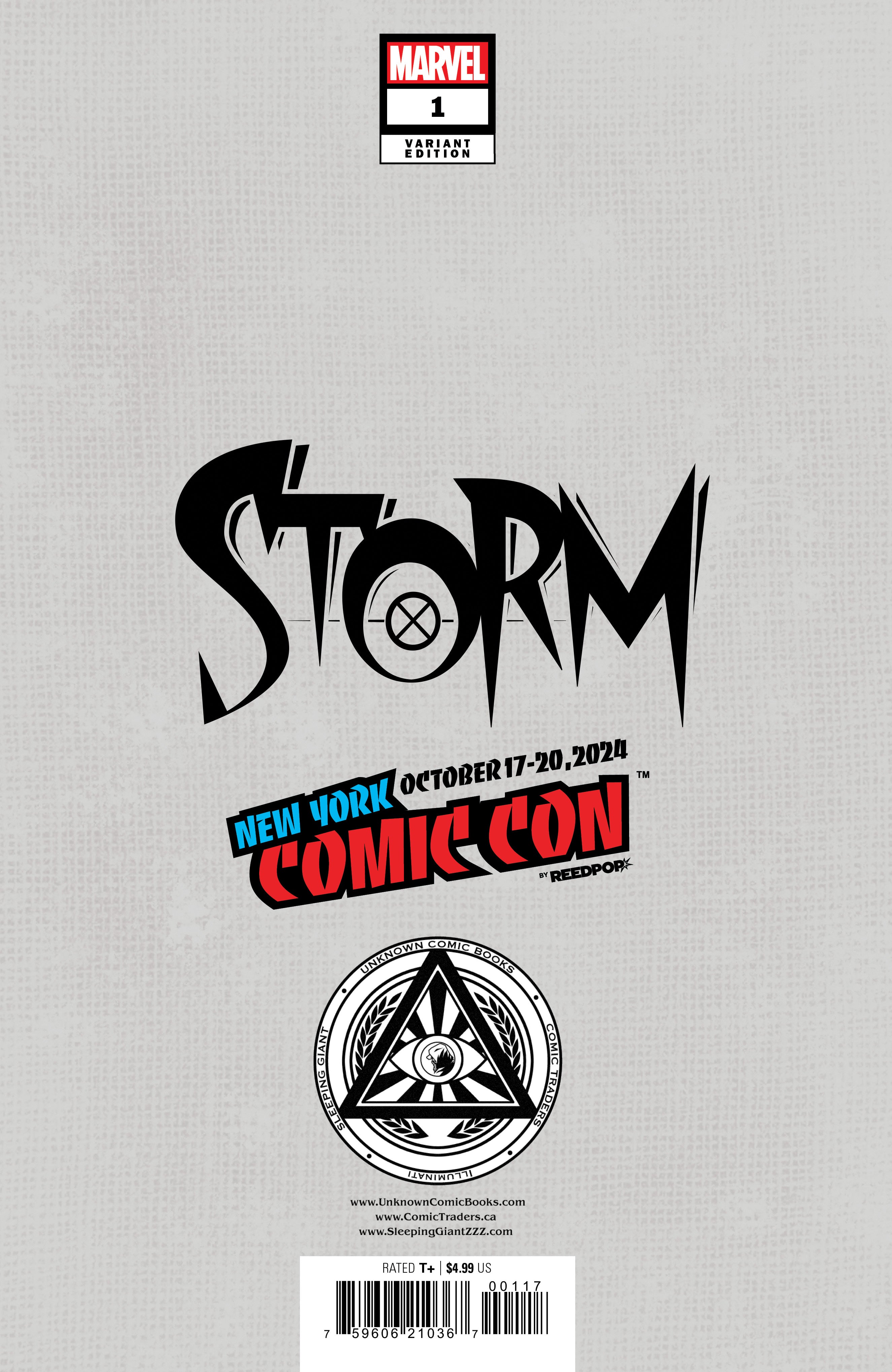 Foil] Storm #1 Unknown Comics David Nakayama Exclusive Virgin Nycc 20