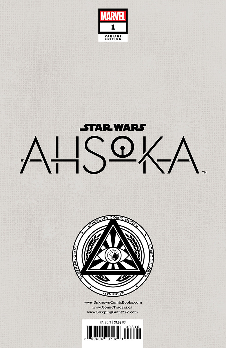 [2 Pack] Star Wars: Ahsoka #1 Unknown Comics David Nakayama Exclusive  Var (07/10/2024)